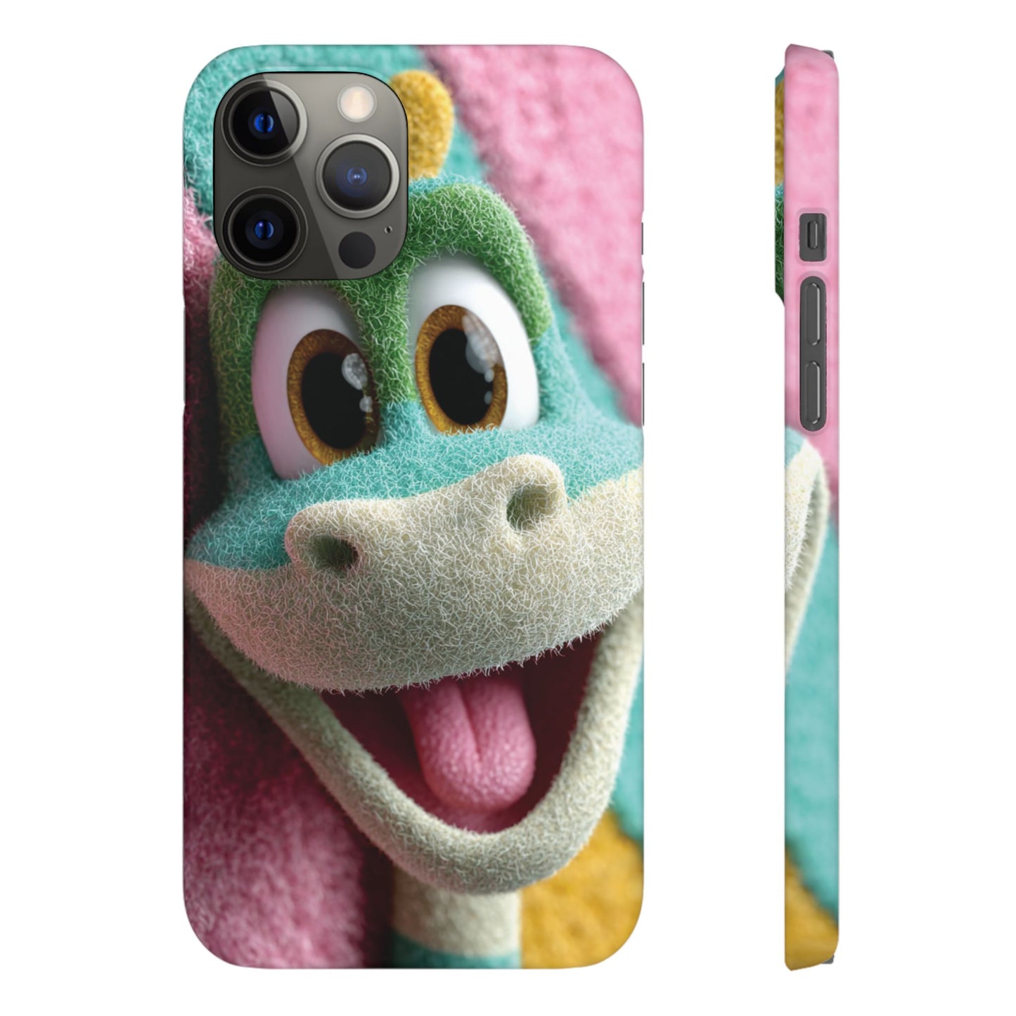 Fun Dino Snap Case for Kids | Cute Phone Cover | Colorful Mobile Accessory | Birthday Gift | Child's Tech Style
