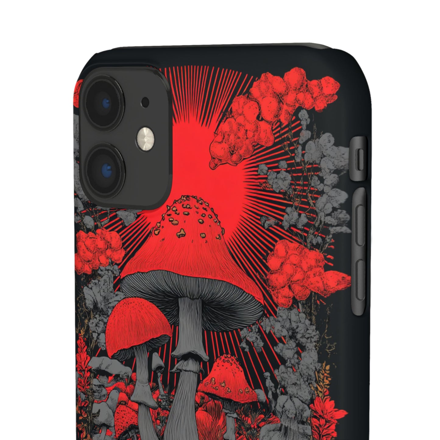 Fantasy Mushroom Snap Case Custom Phone Cover for iPhone and Samsung Mate and Glossy Avvialable