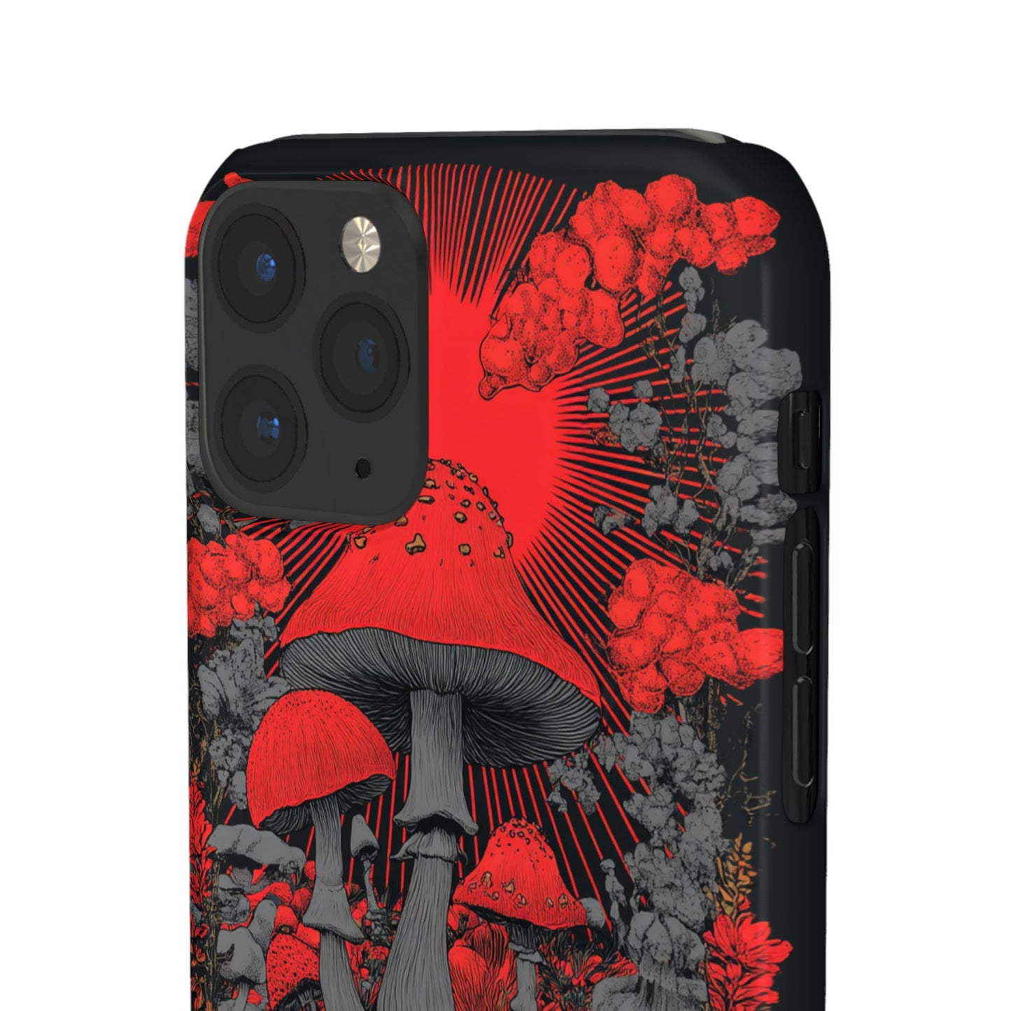 Fantasy Mushroom Snap Case Custom Phone Cover for iPhone and Samsung Mate and Glossy Avvialable