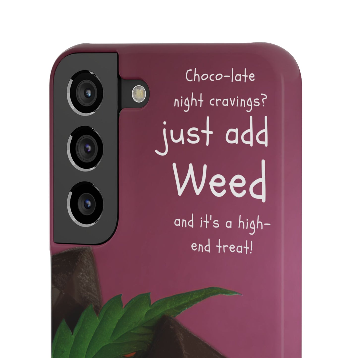 High-End Treat Snap Cases for Weed Enthusiasts Iphone and Samsung Phone Cover