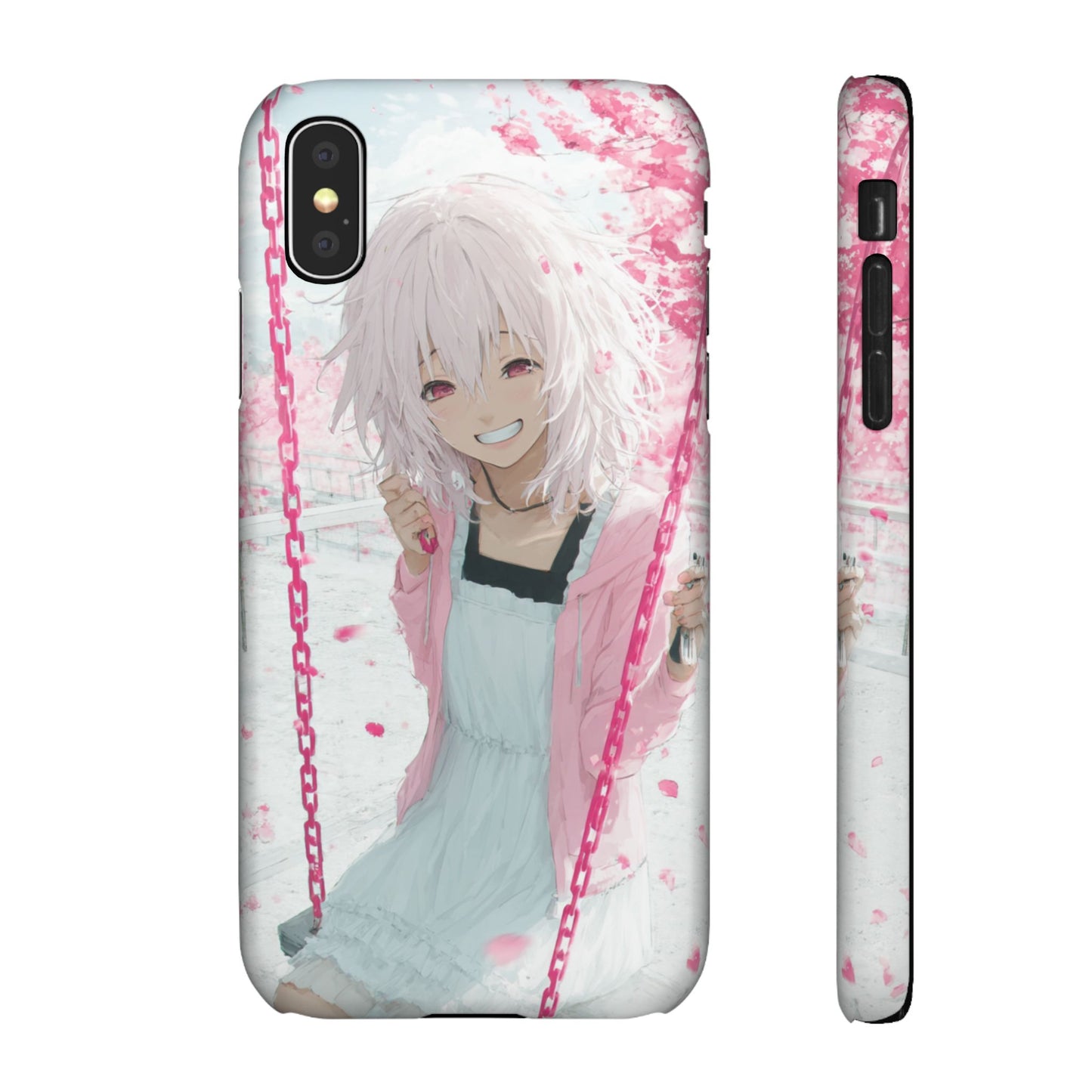 Anime Character Snap Cases for Phone, Cute Aesthetic Phone Cover, Gifts for Otaku, Floral Design, Unique Phone Cases
