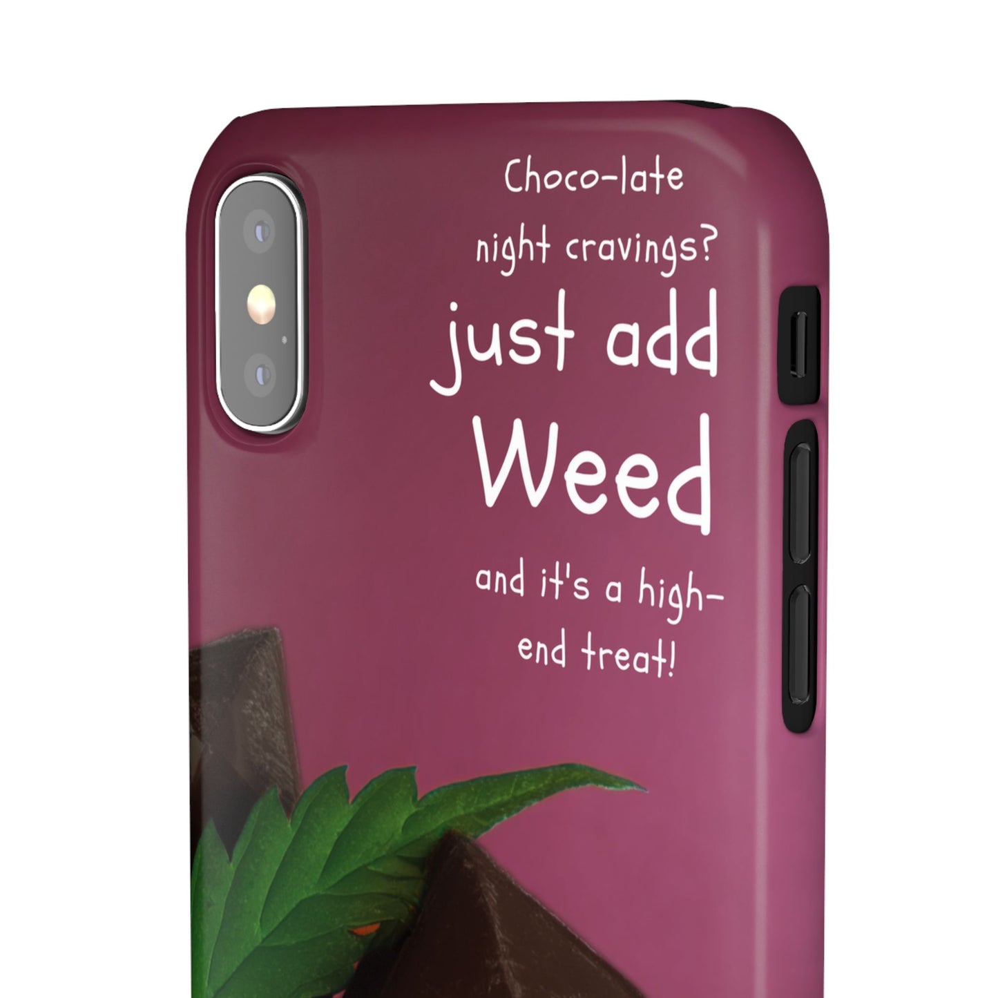 High-End Treat Snap Cases for Weed Enthusiasts Iphone and Samsung Phone Cover
