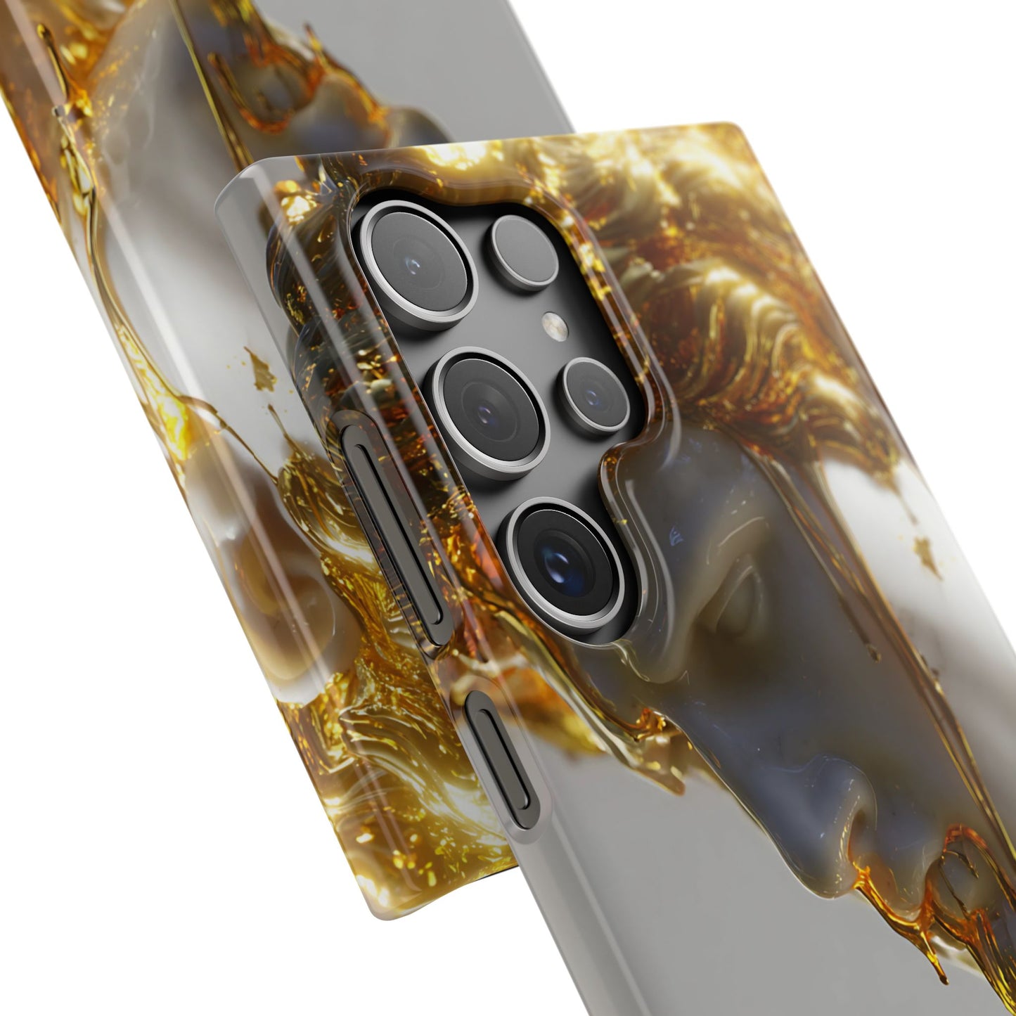 Gold Goddess Art Snap Case, Artistic Phone Cover, Unique Phone Accessory, Gift for Art Lovers, Stylish Protection