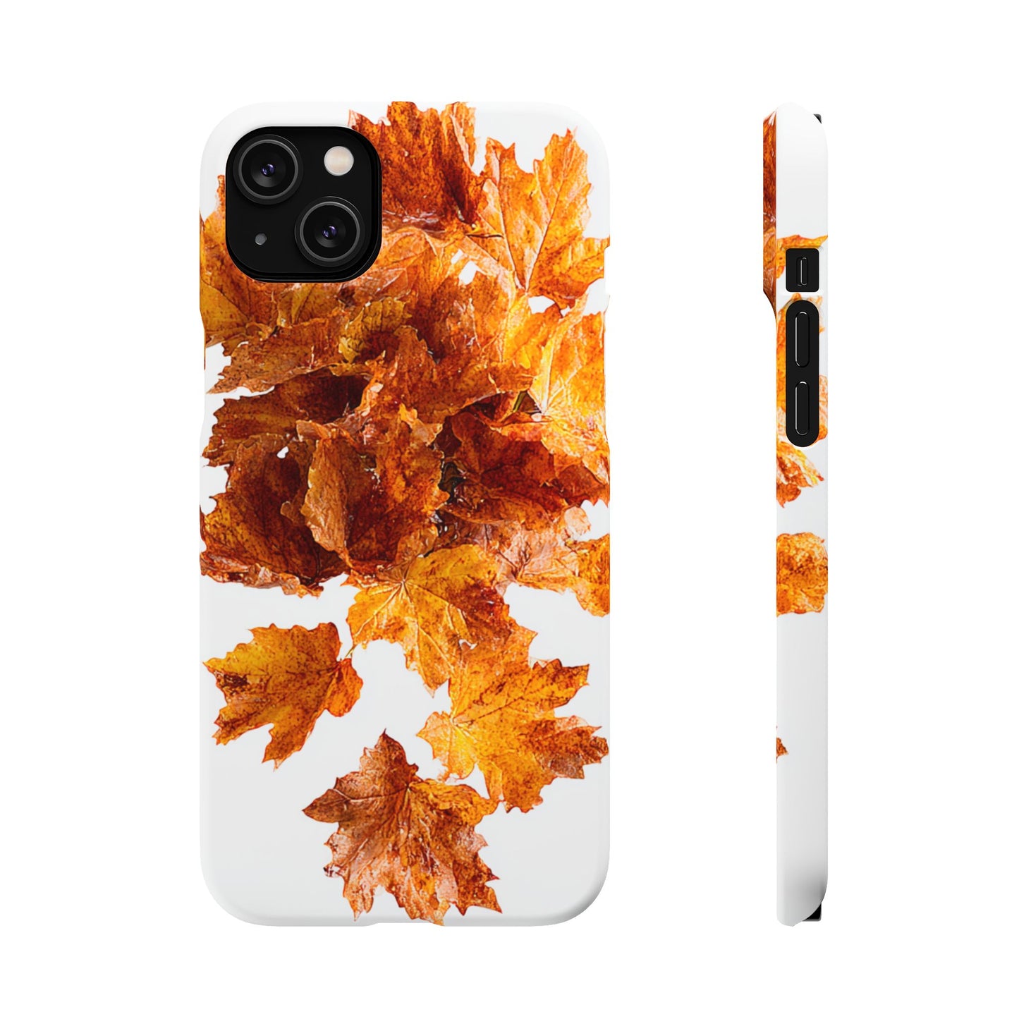 Autumn Leaf Phone Case | Fall Snap Cases, Phone Accessories, Nature Lover Gift, Seasonal Decor, Cozy Fall Vibes
