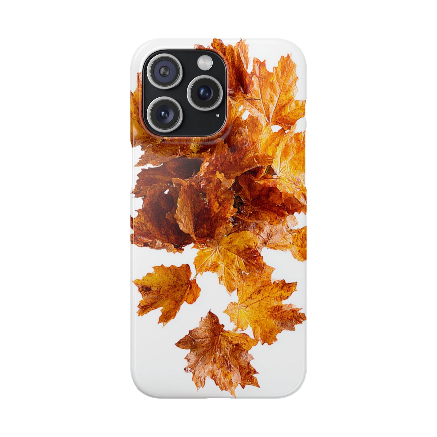 Autumn Leaf Phone Case | Fall Snap Cases, Phone Accessories, Nature Lover Gift, Seasonal Decor, Cozy Fall Vibes