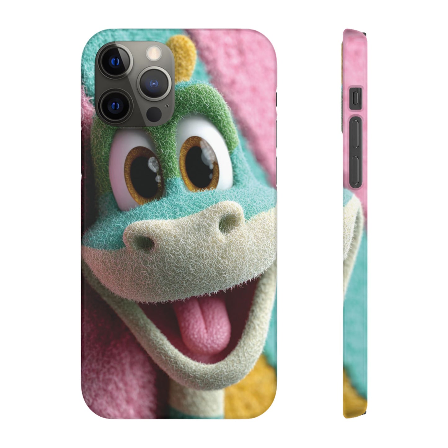 Fun Dino Snap Case for Kids | Cute Phone Cover | Colorful Mobile Accessory | Birthday Gift | Child's Tech Style