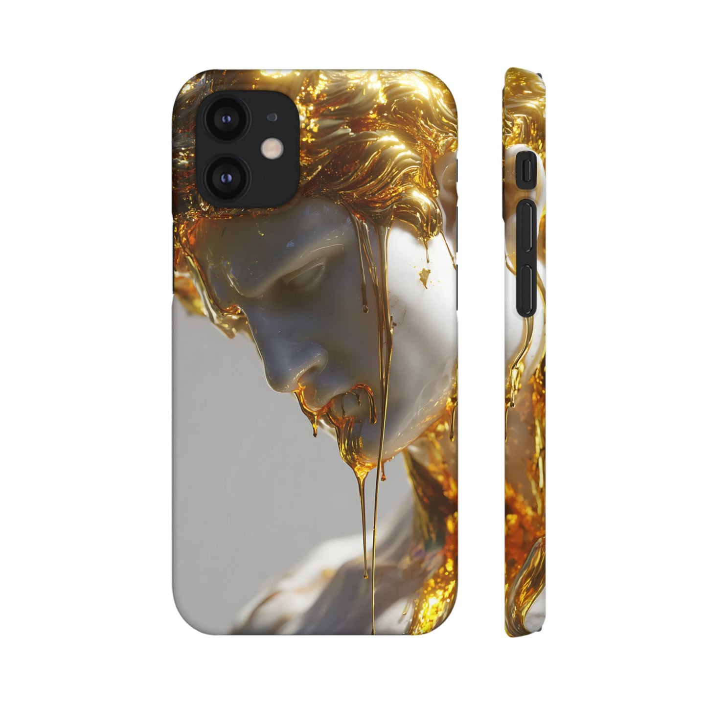 Gold Goddess Art Snap Case, Artistic Phone Cover, Unique Phone Accessory, Gift for Art Lovers, Stylish Protection