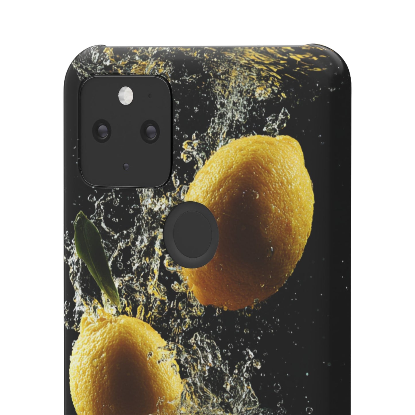 Lemon Splash Phone Case - Vibrant Snap Case, Fruit Lover Gift, Summer Vibes, Kitchen Decor, Unique Phone Accessories