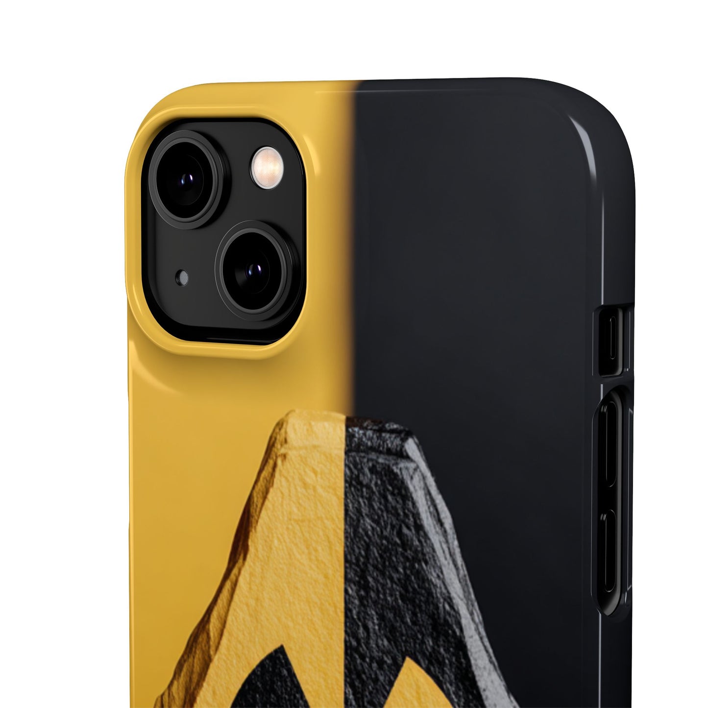 Bold Graphic Snap Case, Radiation Symbol Phone Cover, Trendy Phone Accessory, Unique Gift for Tech Lovers, Stylish Mobile Case