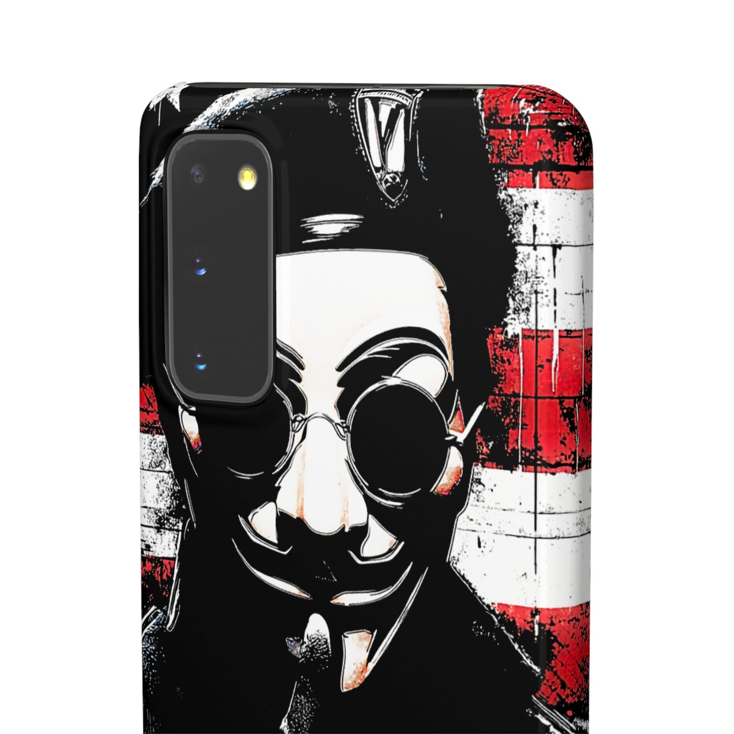 Anonimous & Guy Fawkes Art Snap Case and Protective Phone Cover For iPhone and Samsung