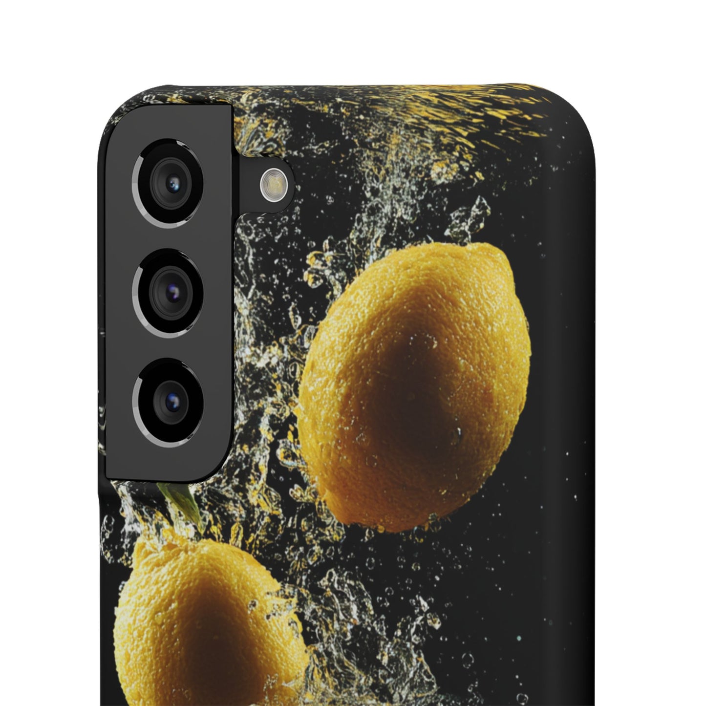 Lemon Splash Phone Case - Vibrant Snap Case, Fruit Lover Gift, Summer Vibes, Kitchen Decor, Unique Phone Accessories