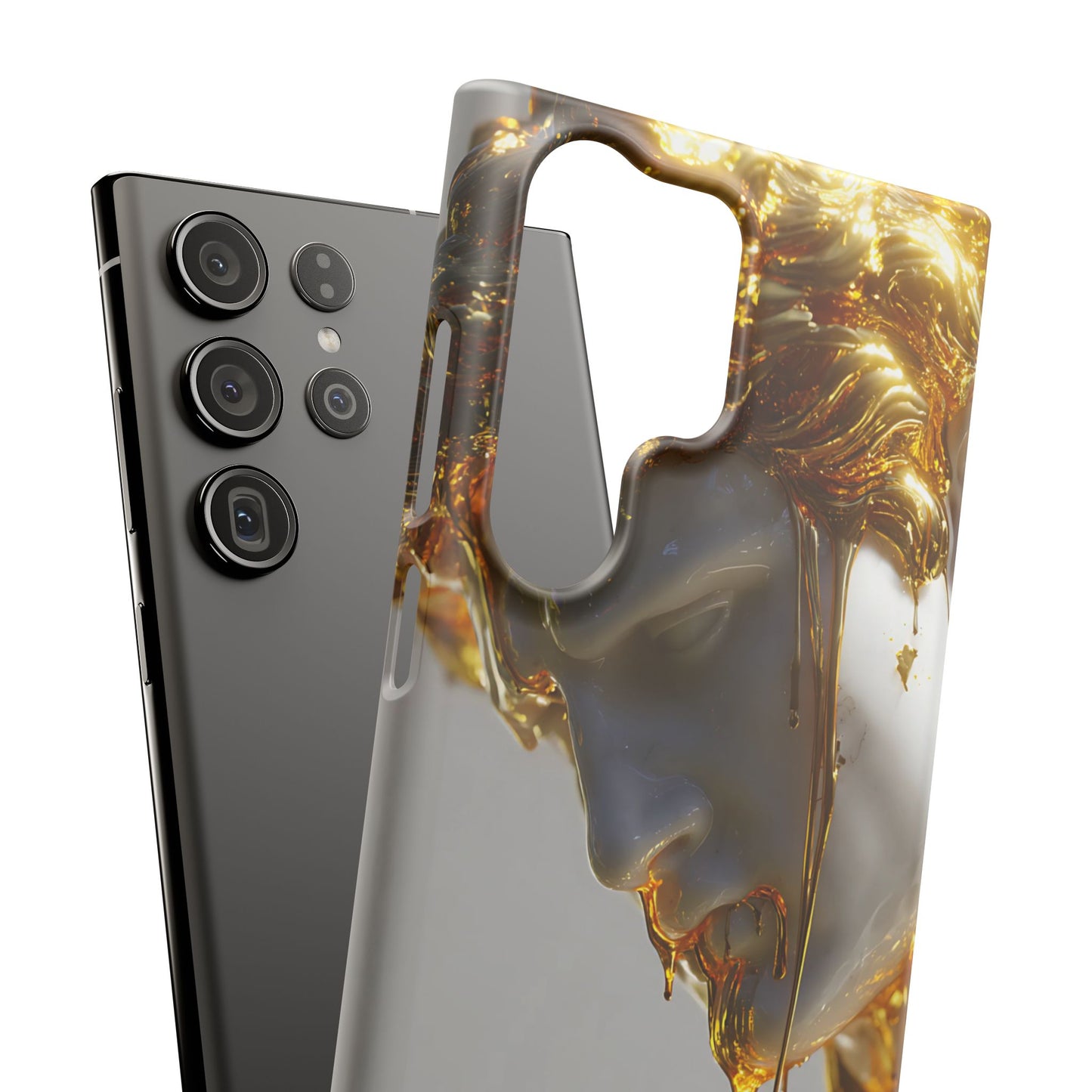 Gold Goddess Art Snap Case, Artistic Phone Cover, Unique Phone Accessory, Gift for Art Lovers, Stylish Protection