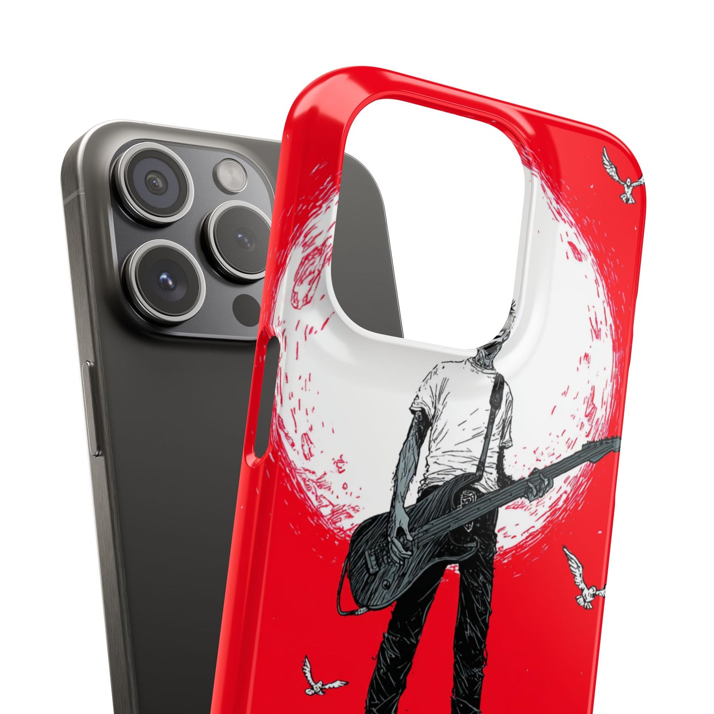 Rock & Roll Snap Cases - Music Lover's Phone Protection, Edgy Art, Gift for Guitarists, Cool Accessory for Teens