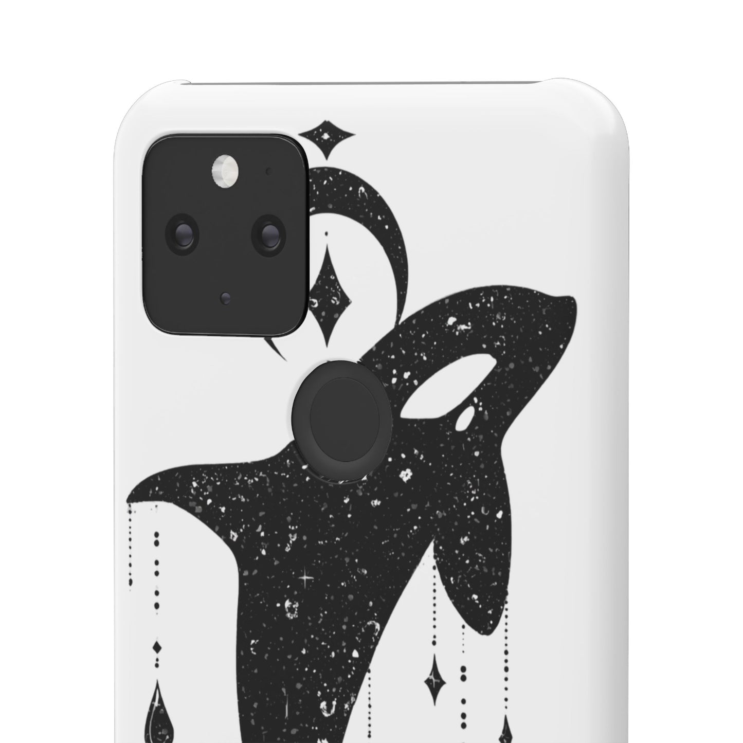Celestial Orca Snap Case | Phone Cover, Whale Lover Gift, Cosmic Decor, Unique Art, Ocean Vibe