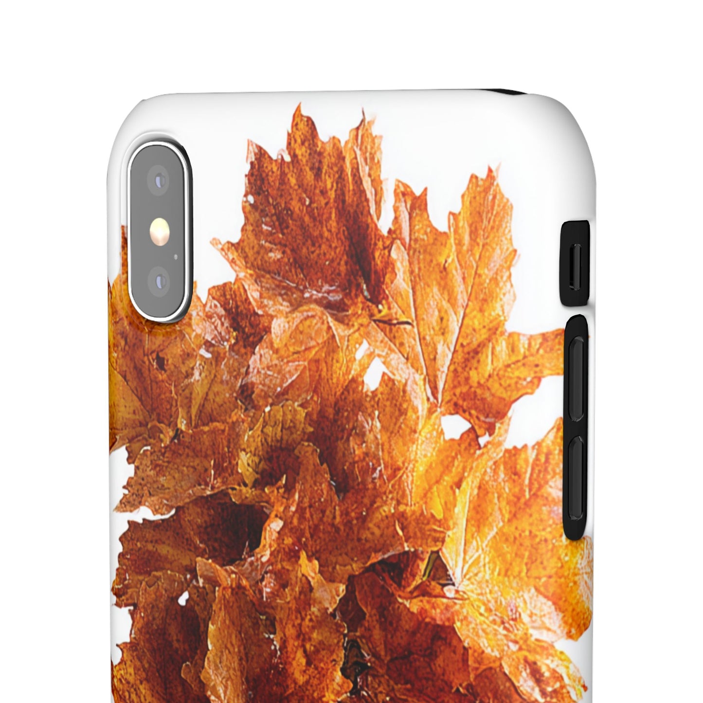 Autumn Leaf Phone Case | Fall Snap Cases, Phone Accessories, Nature Lover Gift, Seasonal Decor, Cozy Fall Vibes