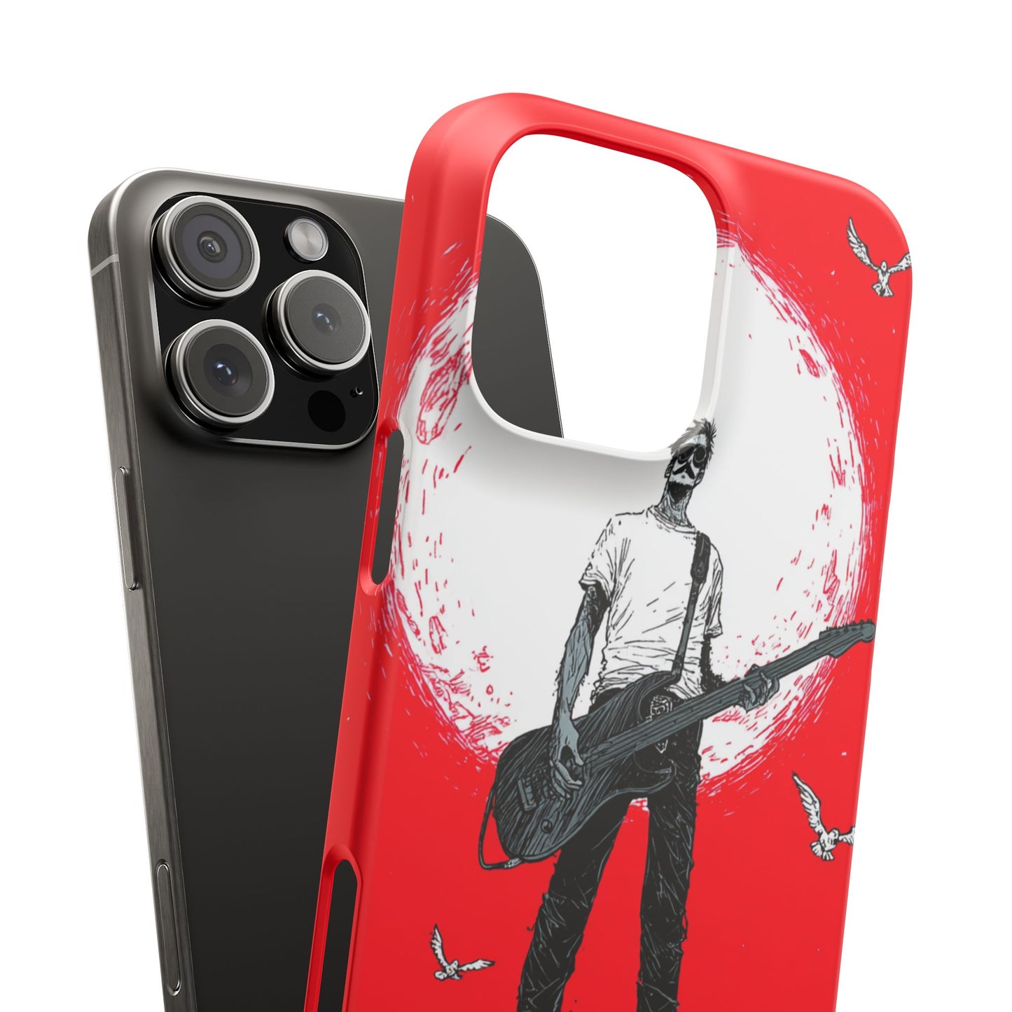 Rock & Roll Snap Cases - Music Lover's Phone Protection, Edgy Art, Gift for Guitarists, Cool Accessory for Teens