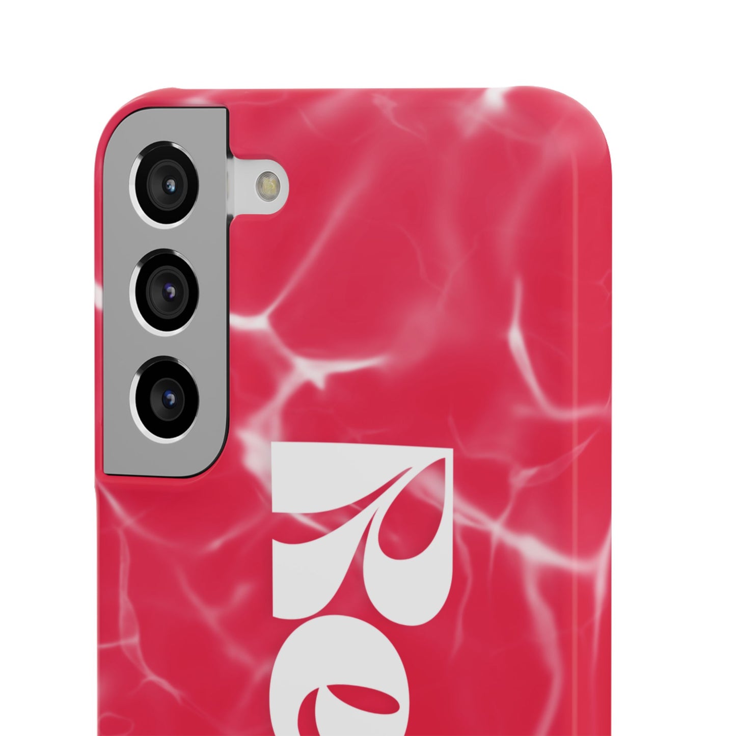 Vibrant Red Snap Case for iPhone, Trendy Phone Cover, Gift for Her, Summer Accessory, Stylish Tech Protection