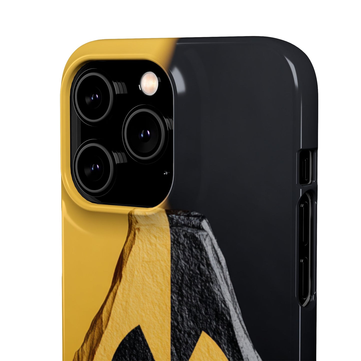 Bold Graphic Snap Case, Radiation Symbol Phone Cover, Trendy Phone Accessory, Unique Gift for Tech Lovers, Stylish Mobile Case