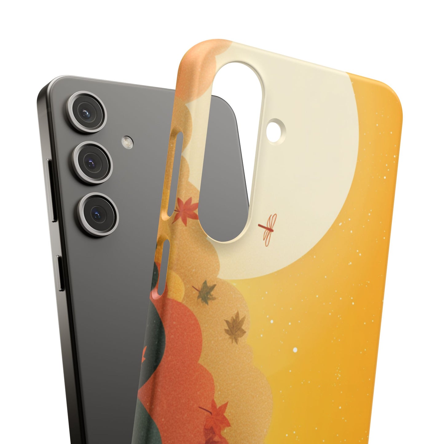 Autumn Sunset Snap Case, Fall Phone Cover, Nature-Themed Accessory, Gift for Her, Seasonal Aesthetic
