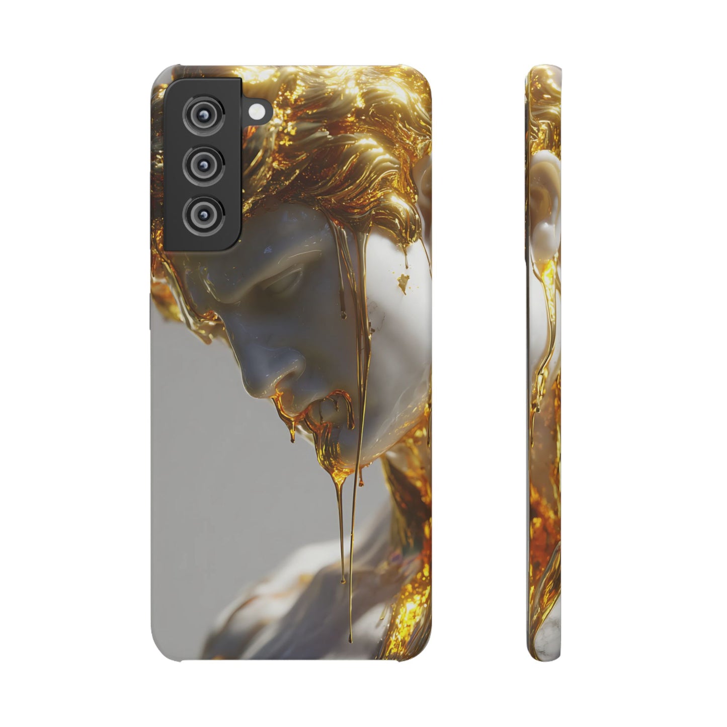 Gold Goddess Art Snap Case, Artistic Phone Cover, Unique Phone Accessory, Gift for Art Lovers, Stylish Protection
