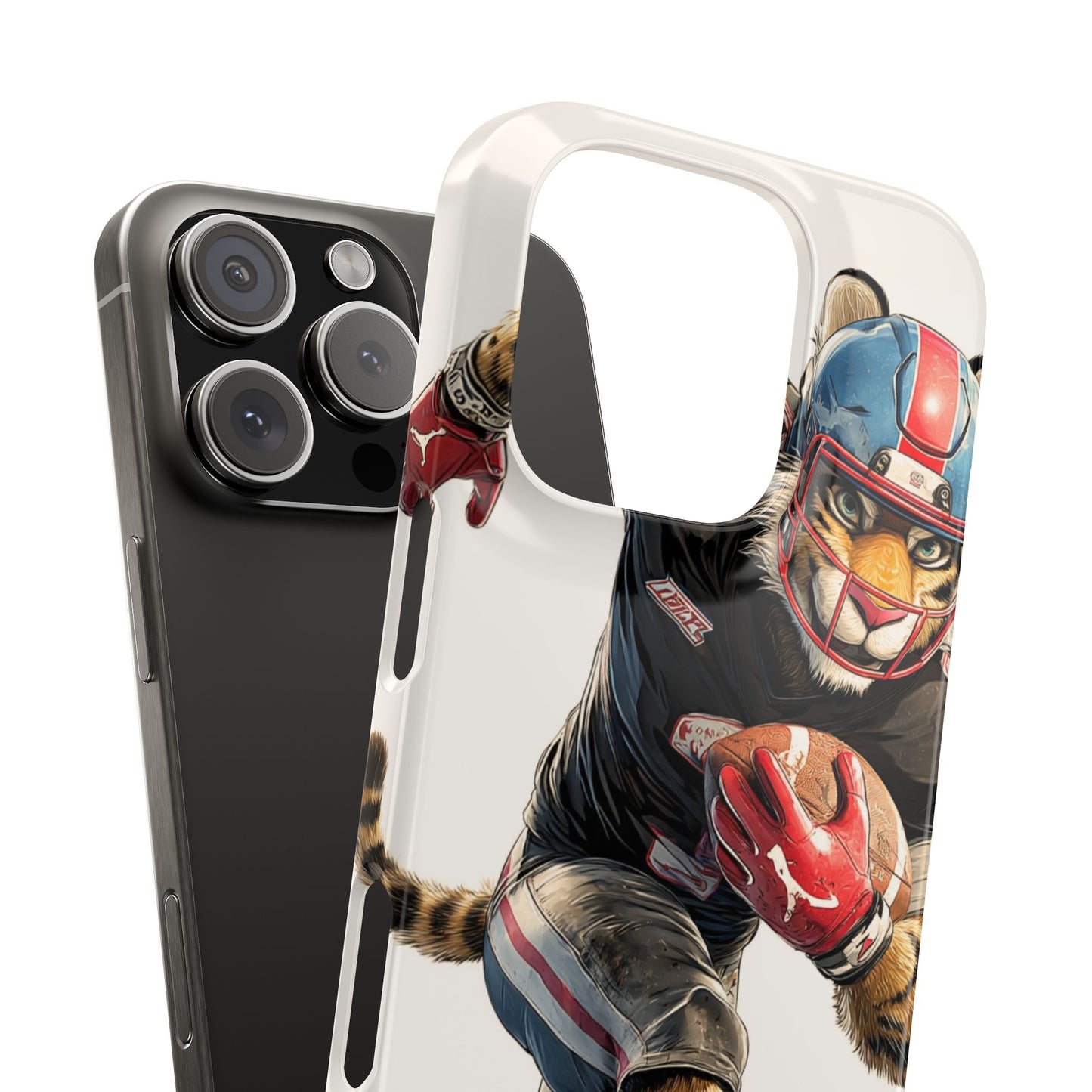 Sporty Animal Snap Cases for Phone, Unique Art, Gift for Sports Lovers, Fun Design for Gamers, iPhone Accessories