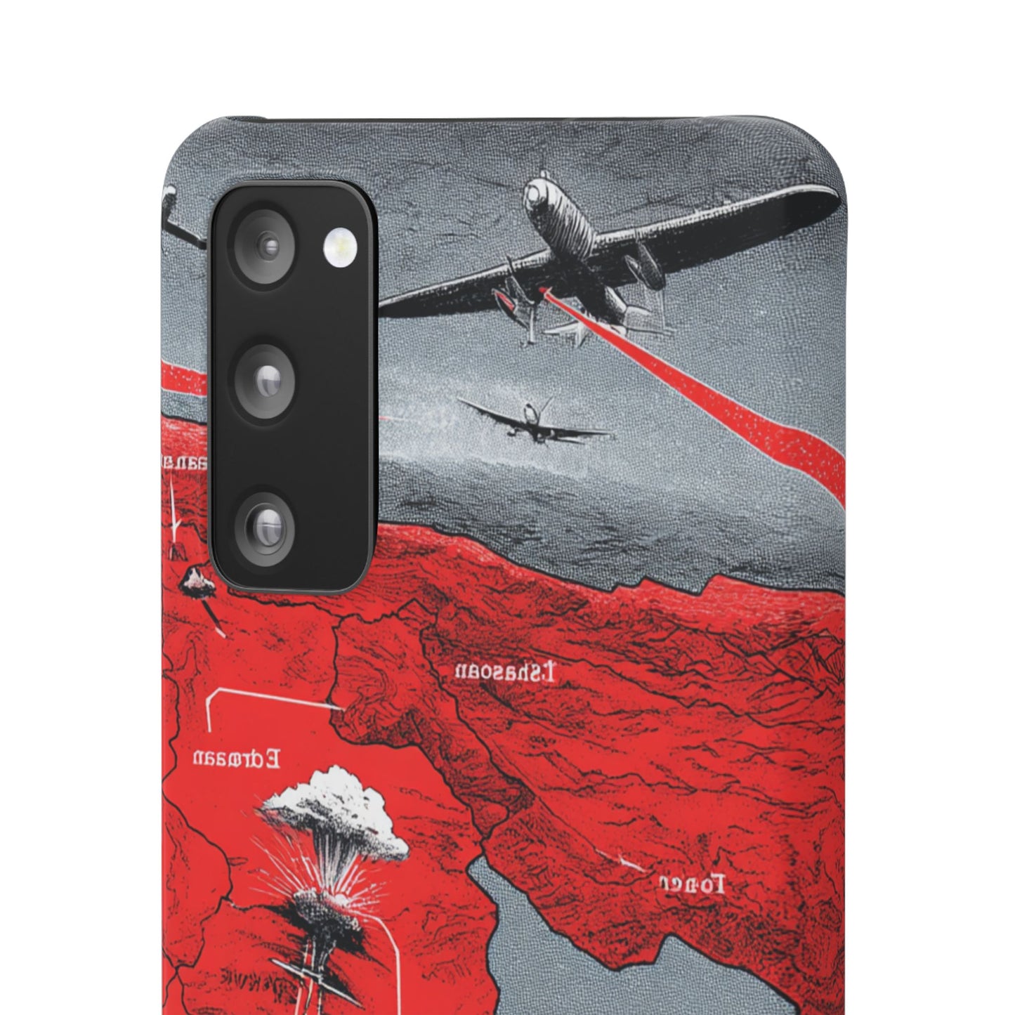 Bold Graphic Snap Case with Dramatic Design, Unique Phone Cover, Artistic Protection for iPhone, Trendy Gadget Gift, Edgy Tech Accessory
