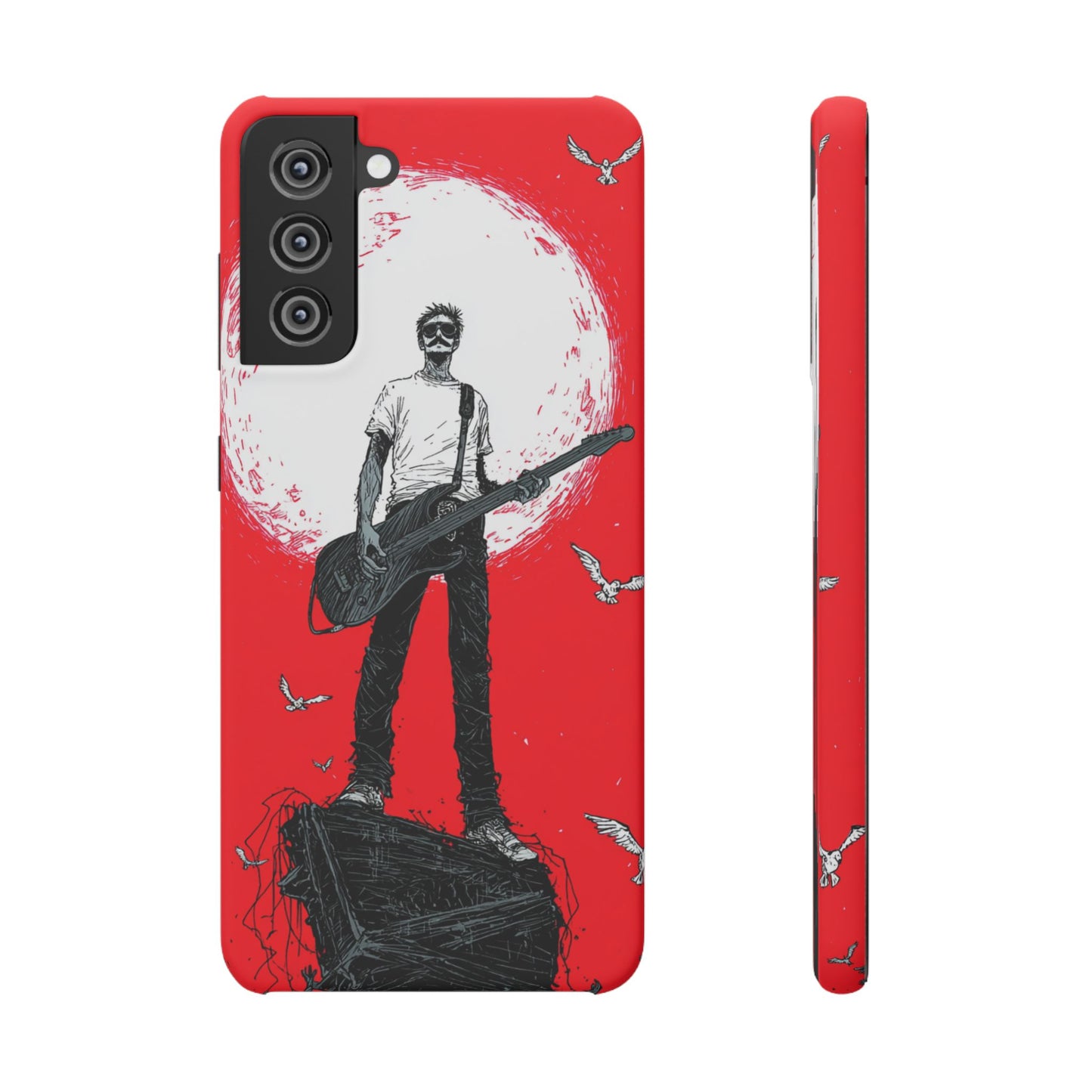 Rock & Roll Snap Cases - Music Lover's Phone Protection, Edgy Art, Gift for Guitarists, Cool Accessory for Teens