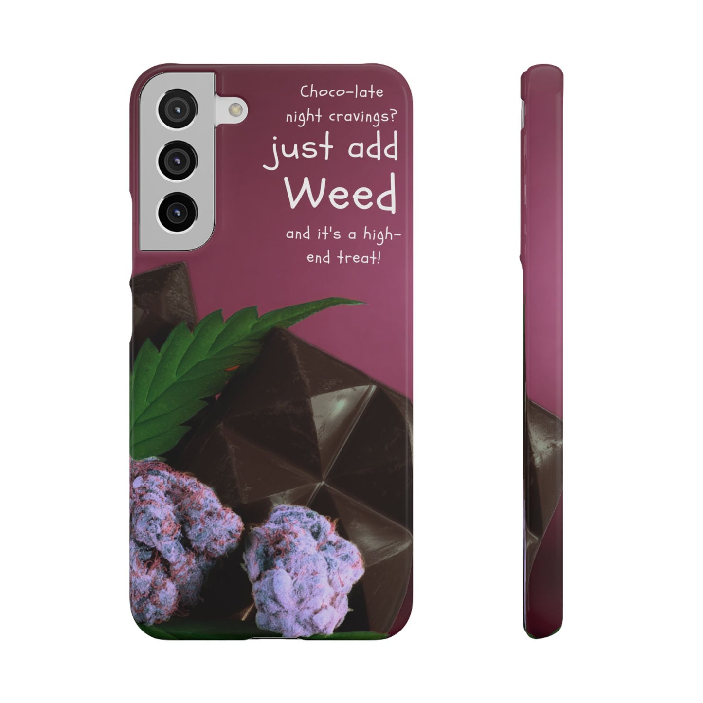 High-End Treat Snap Cases for Weed Enthusiasts Iphone and Samsung Phone Cover