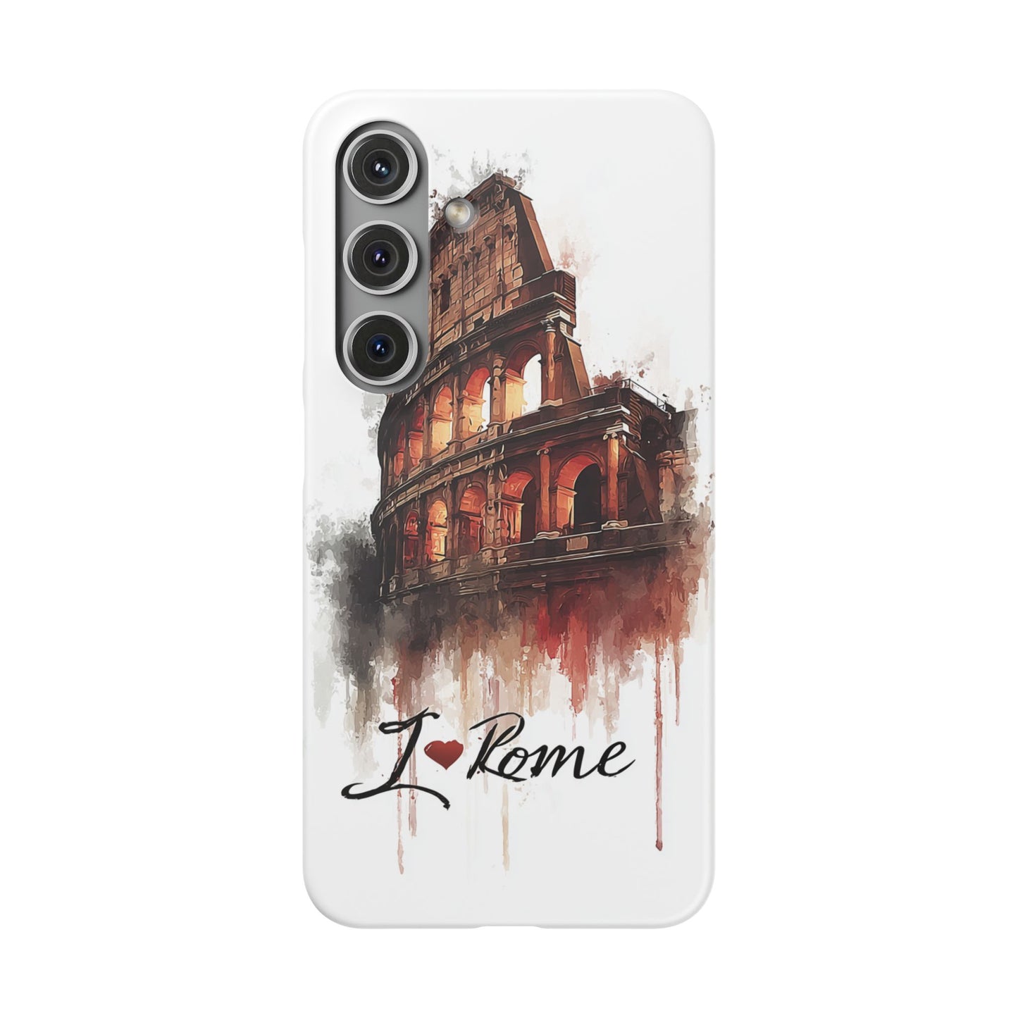 I Love Rome Snap Cases, Urban Phone Covers, Travel Accessories, Gift for Travelers, City Love Merch