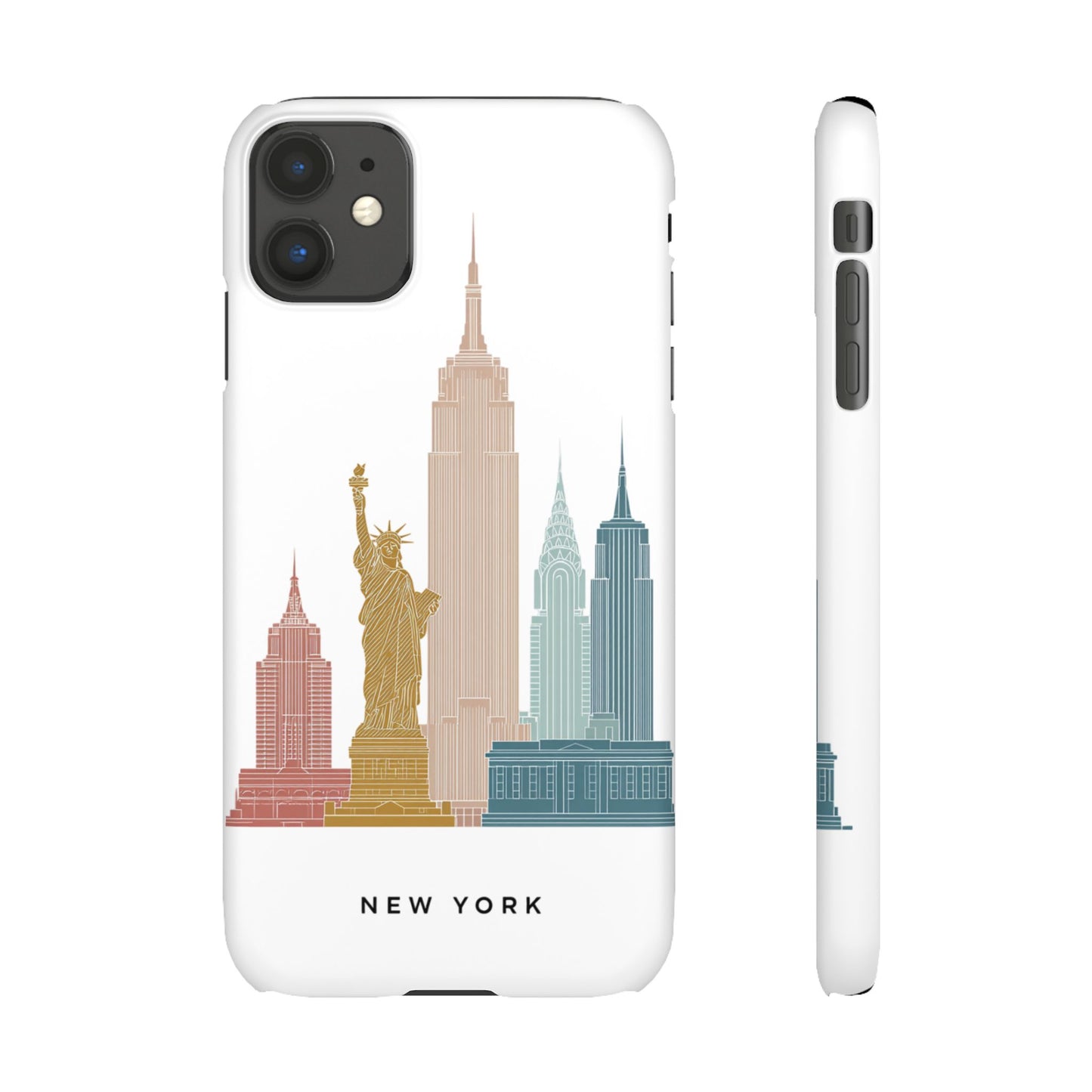 Stylish New York Snap Case, Urban Phone Cover, Cityscape Phone Case, Gift for Travelers, Trendy Protective Case