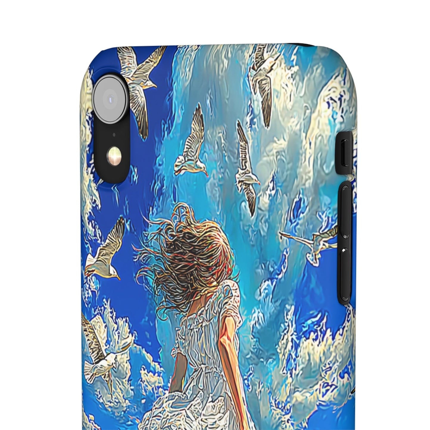 Dreamy Seaside Snap Case, Ocean Waves Phone Cover, Summer Vibe Gift, Cute Aesthetic Accessory, Beach Lover Case