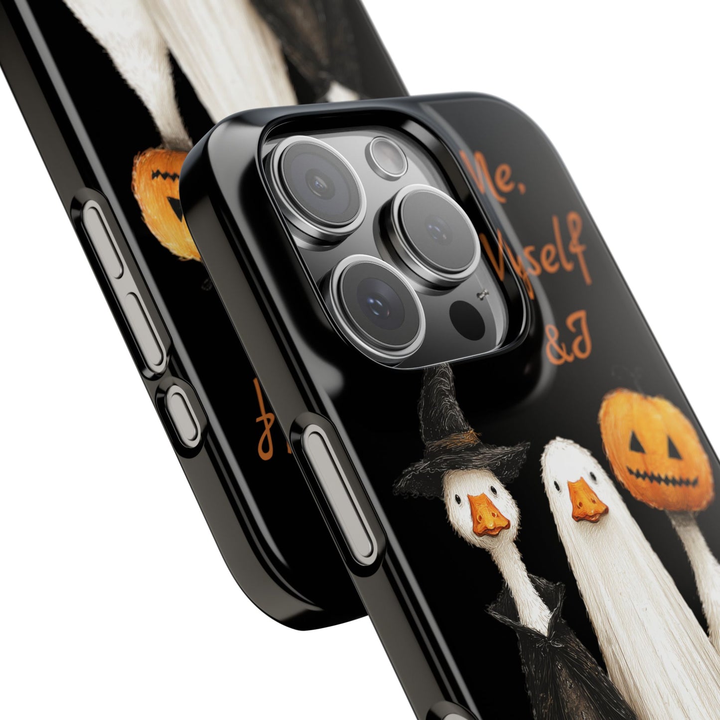 Halloween Goose Snap Case, Funny Goose Phone Case, Fall Accessories, Cute Halloween Gift, Me Myself & I Design
