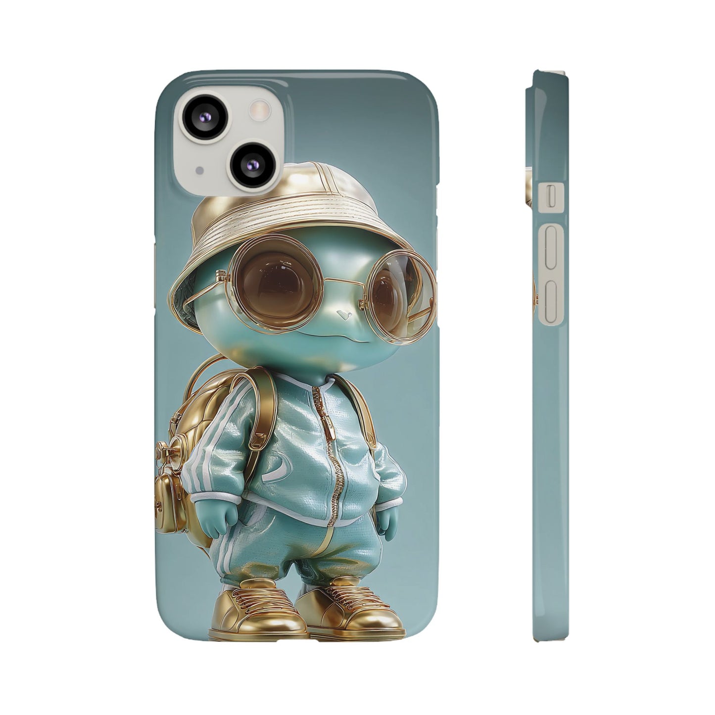 Trendy Character Snap Case for Phone, Cute Phone Cover, Gift for Kids, Cartoon Style Gadget Accessory, Fun Phone Protection