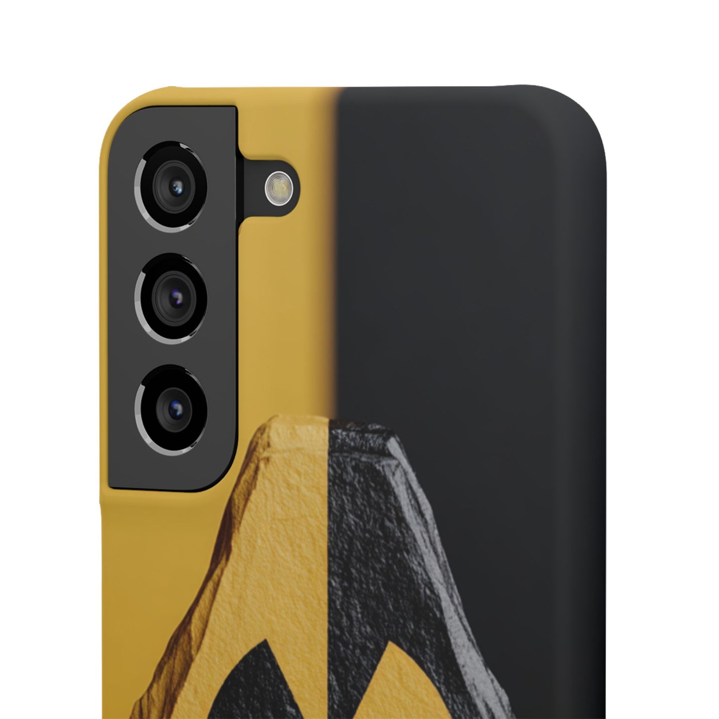 Bold Graphic Snap Case, Radiation Symbol Phone Cover, Trendy Phone Accessory, Unique Gift for Tech Lovers, Stylish Mobile Case