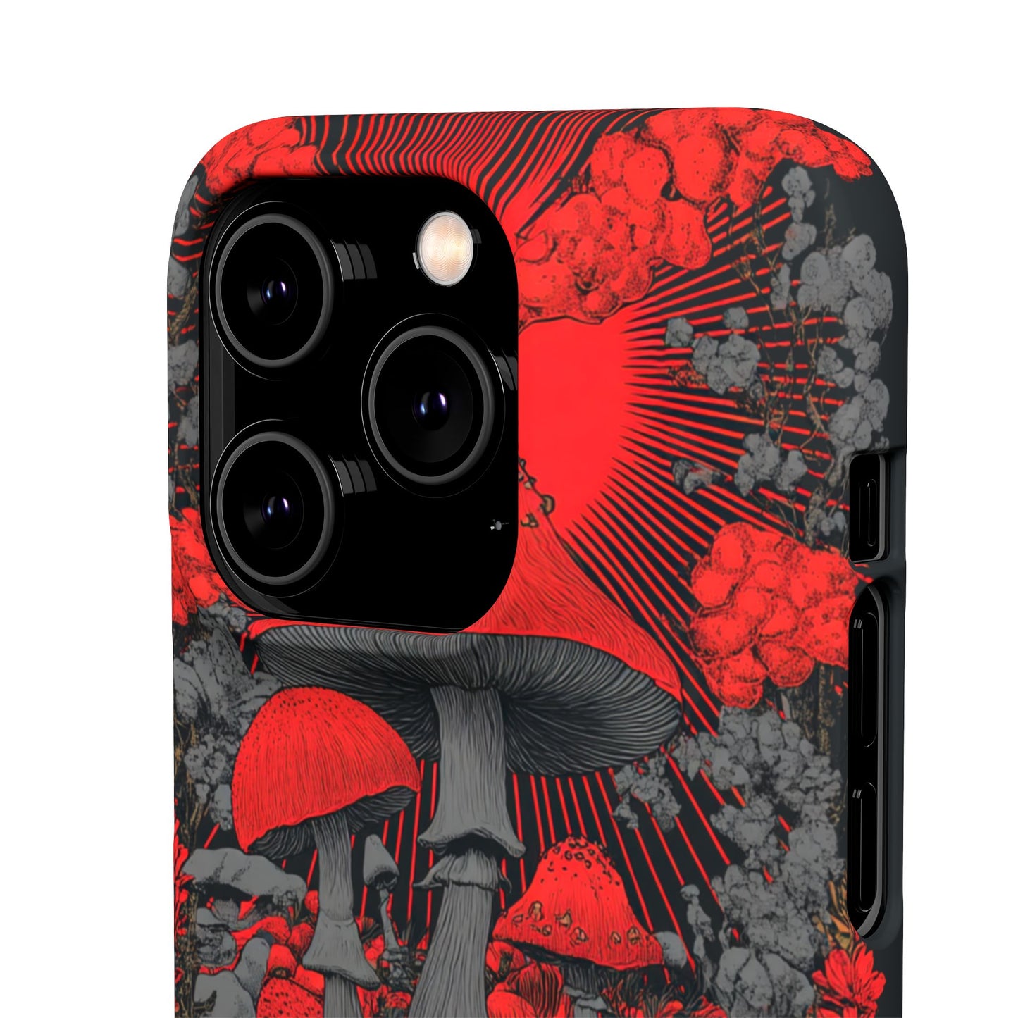 Fantasy Mushroom Snap Case Custom Phone Cover for iPhone and Samsung Mate and Glossy Avvialable