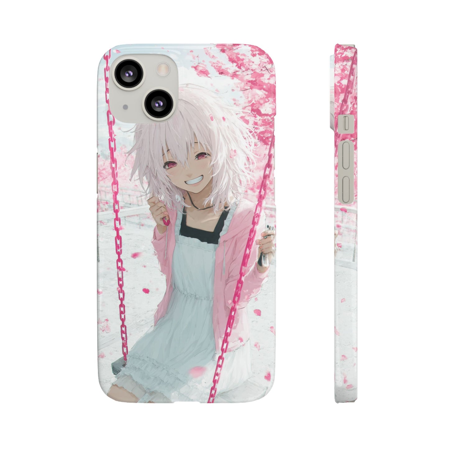 Anime Character Snap Cases for Phone, Cute Aesthetic Phone Cover, Gifts for Otaku, Floral Design, Unique Phone Cases