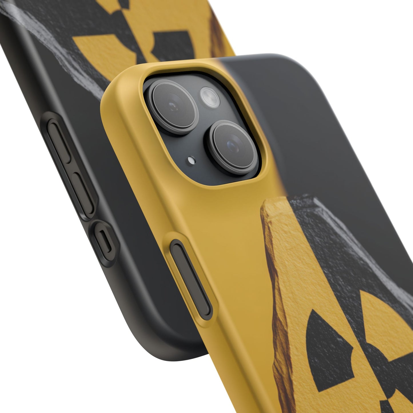 Bold Graphic Snap Case, Radiation Symbol Phone Cover, Trendy Phone Accessory, Unique Gift for Tech Lovers, Stylish Mobile Case