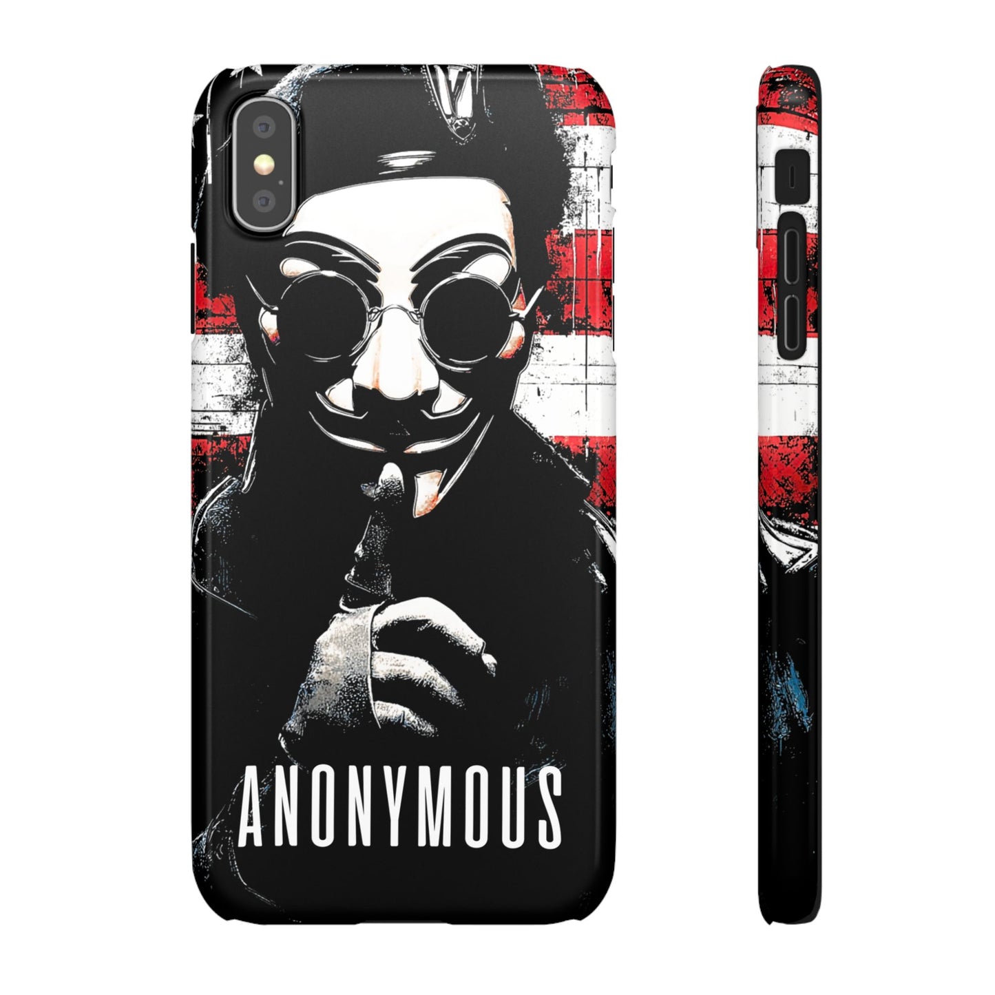 Anonimous & Guy Fawkes Art Snap Case and Protective Phone Cover For iPhone and Samsung