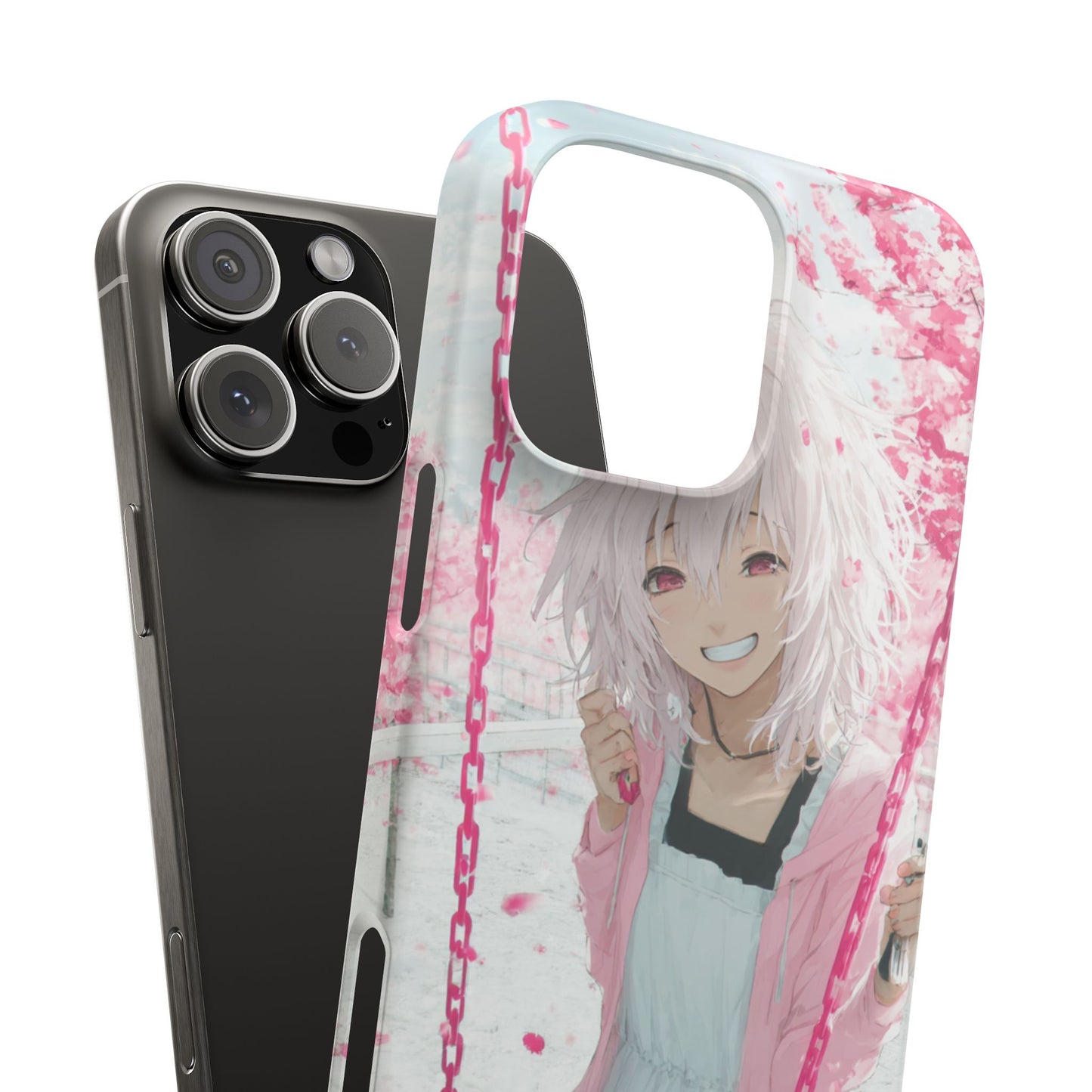 Anime Character Snap Cases for Phone, Cute Aesthetic Phone Cover, Gifts for Otaku, Floral Design, Unique Phone Cases