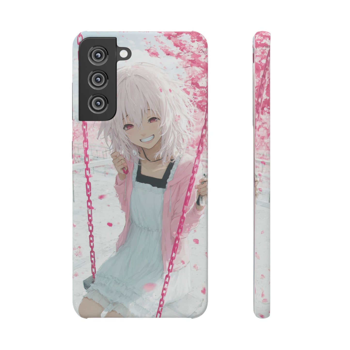 Anime Character Snap Cases for Phone, Cute Aesthetic Phone Cover, Gifts for Otaku, Floral Design, Unique Phone Cases