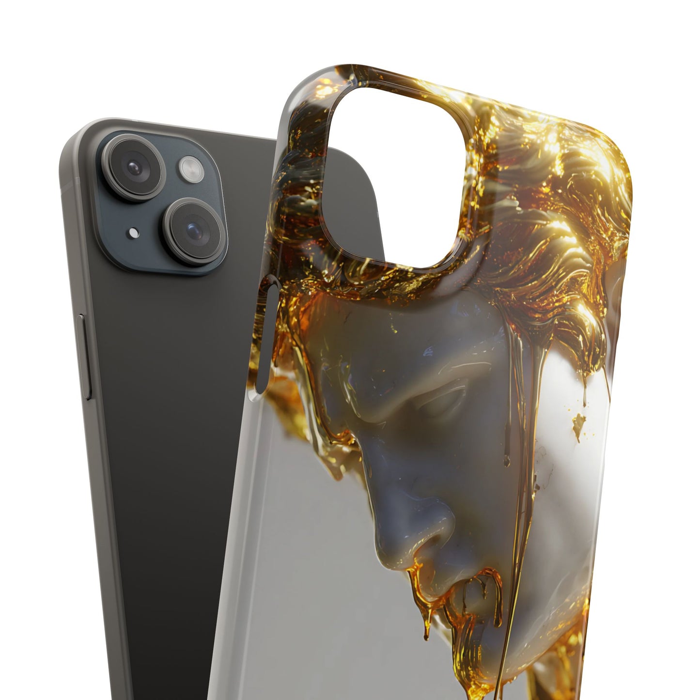 Gold Goddess Art Snap Case, Artistic Phone Cover, Unique Phone Accessory, Gift for Art Lovers, Stylish Protection