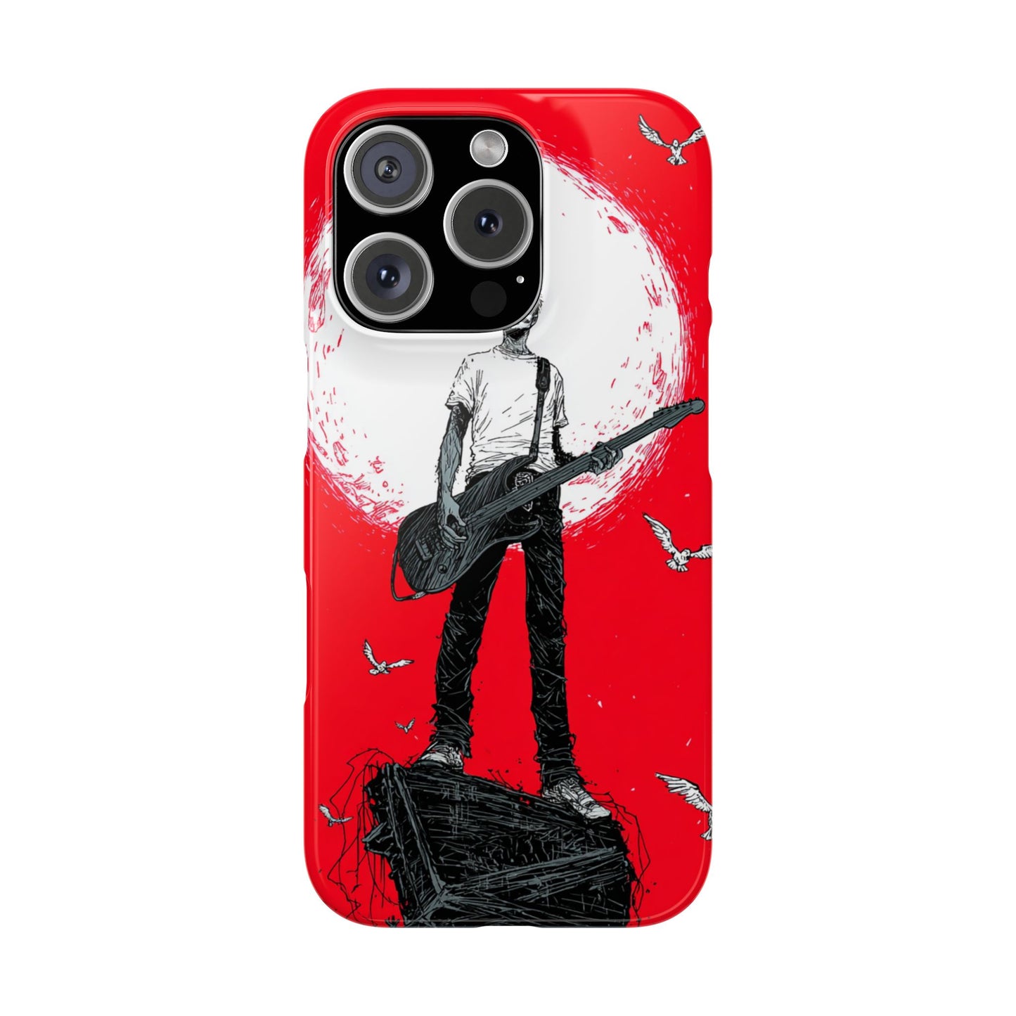 Rock & Roll Snap Cases - Music Lover's Phone Protection, Edgy Art, Gift for Guitarists, Cool Accessory for Teens