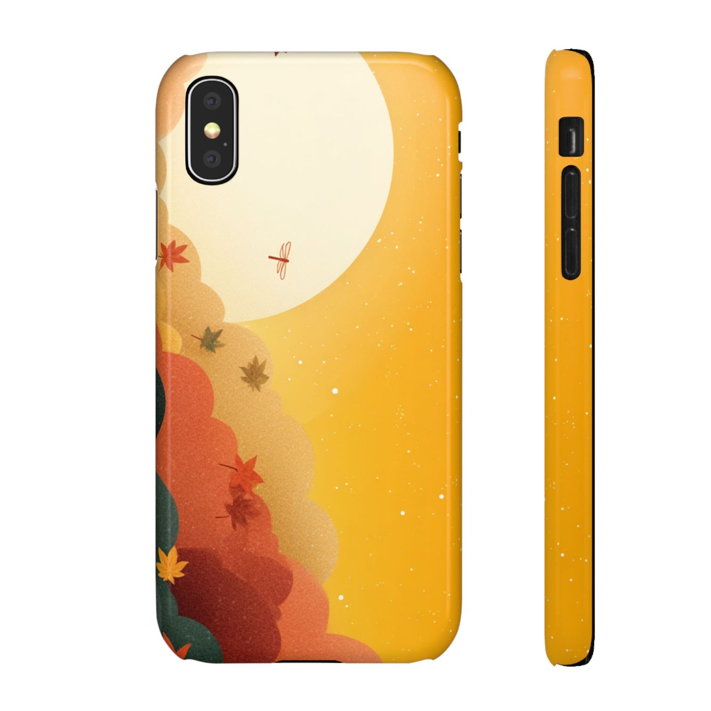 Autumn Sunset Snap Case, Fall Phone Cover, Nature-Themed Accessory, Gift for Her, Seasonal Aesthetic