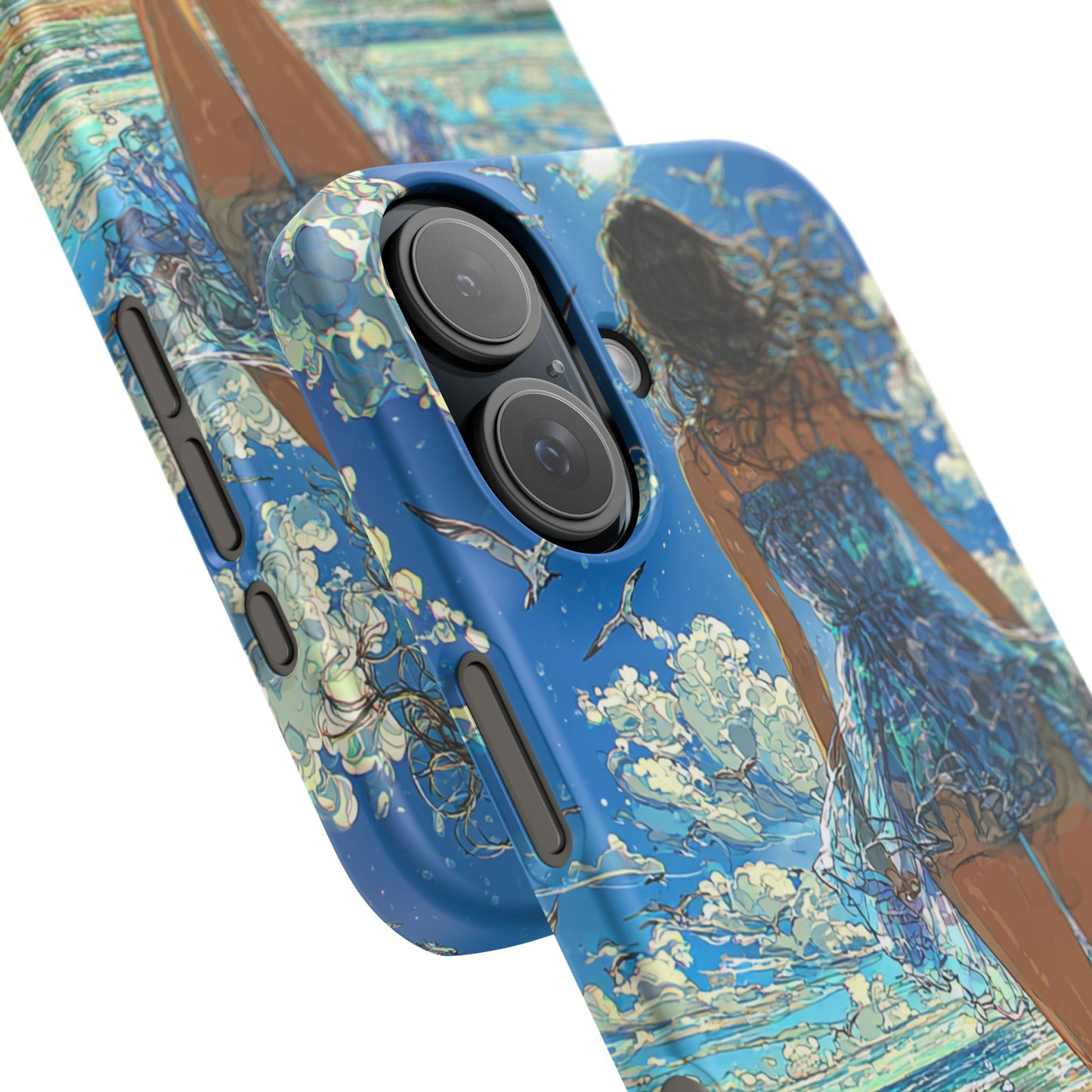 Summer Breeze Snap Case, Ocean Art Phone Cover, Beach Vibes Cell Case, Gift for Her, Custom Phone Accessory