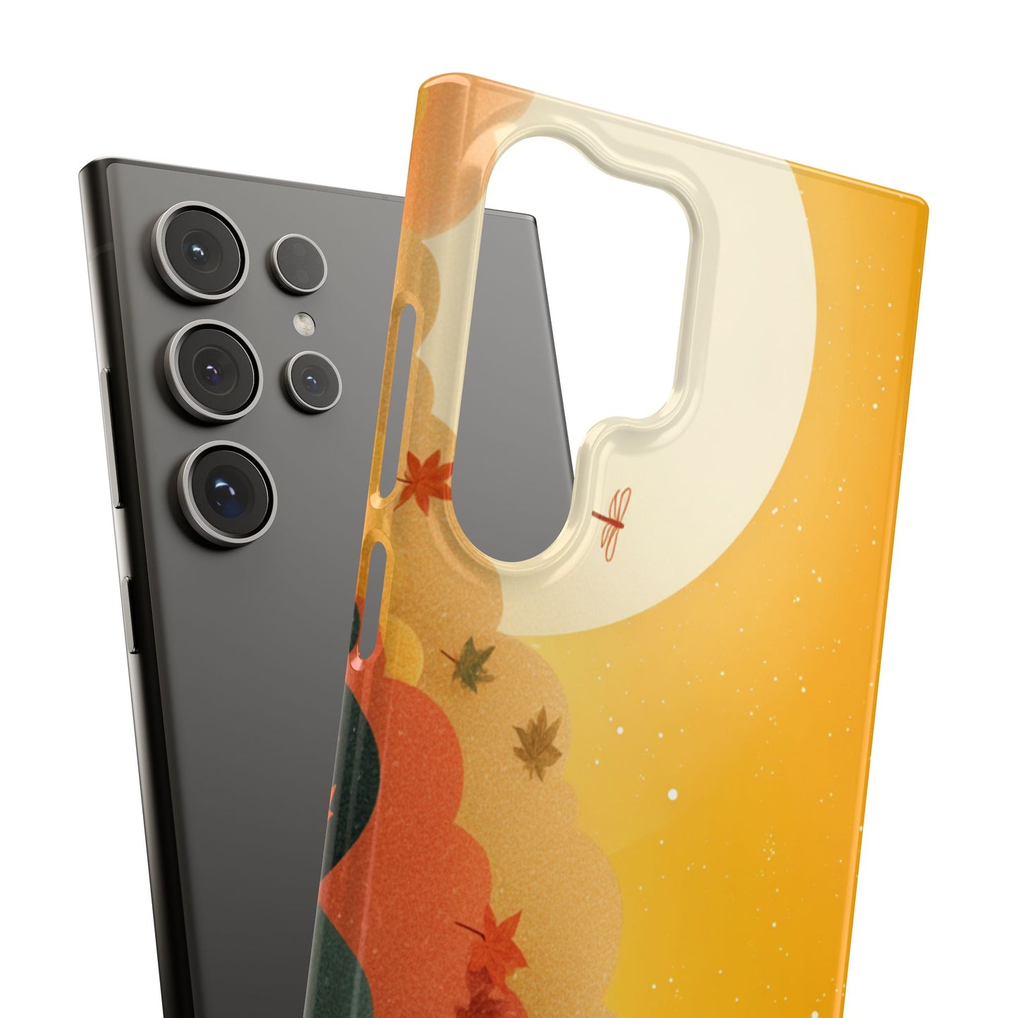 Autumn Sunset Snap Case, Fall Phone Cover, Nature-Themed Accessory, Gift for Her, Seasonal Aesthetic