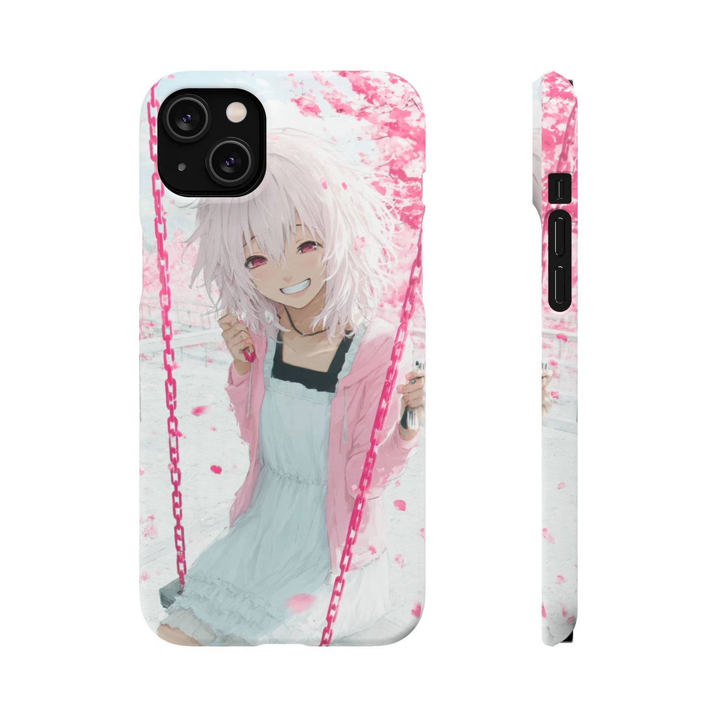Anime Character Snap Cases for Phone, Cute Aesthetic Phone Cover, Gifts for Otaku, Floral Design, Unique Phone Cases