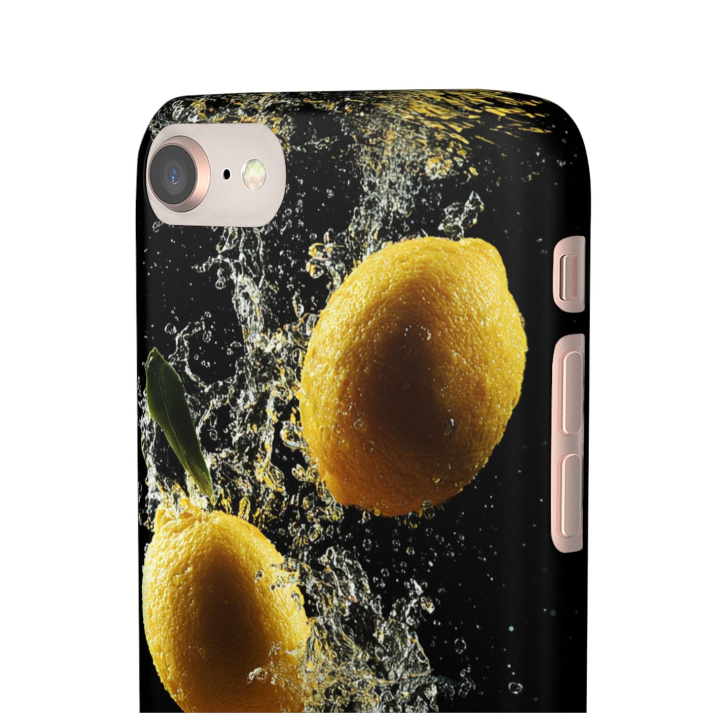 Lemon Splash Phone Case - Vibrant Snap Case, Fruit Lover Gift, Summer Vibes, Kitchen Decor, Unique Phone Accessories