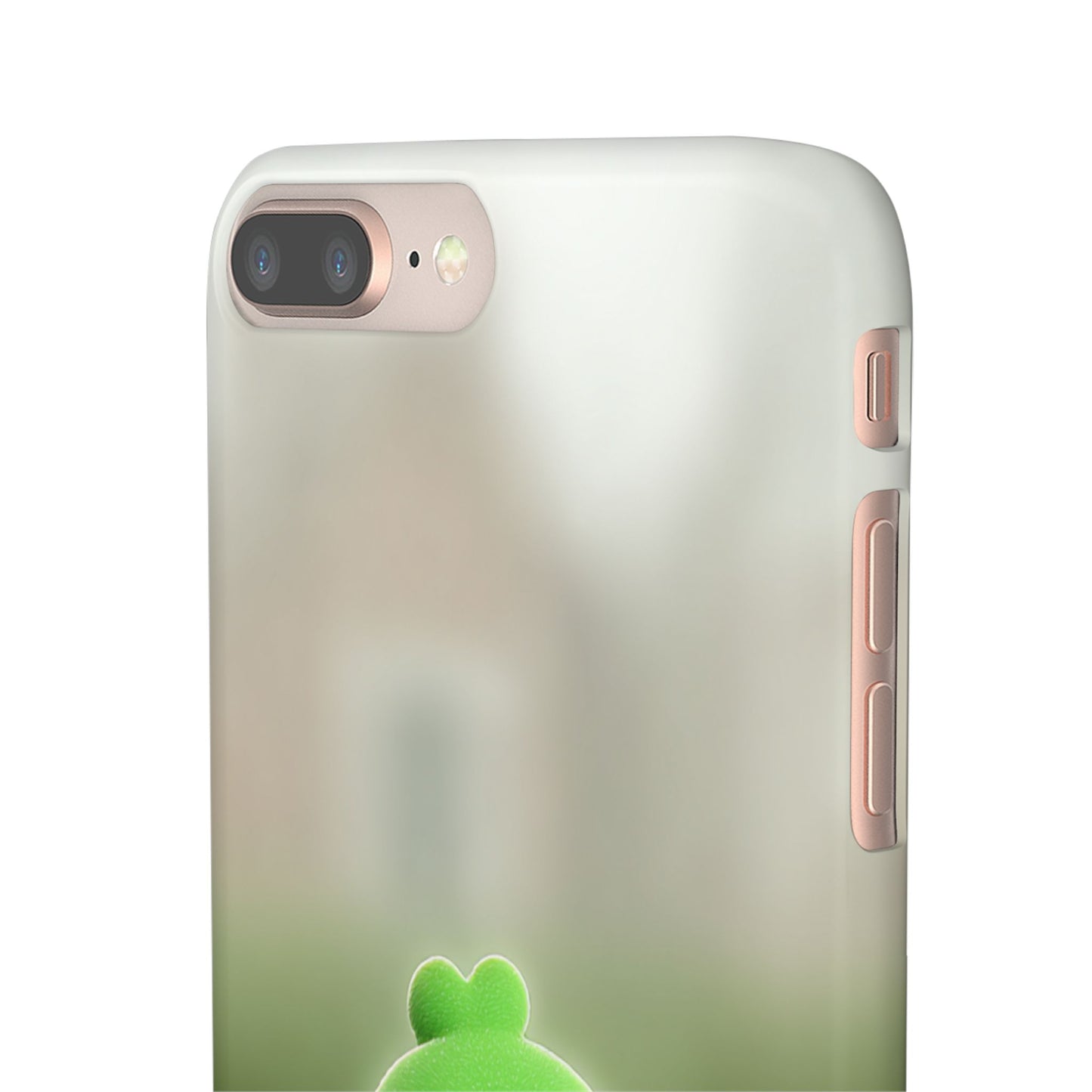 Cute Green Creature Phone Case, Snap Cases, Green Monster Phone Cover, Fun Phone Accessory, Playful Gift for Kids