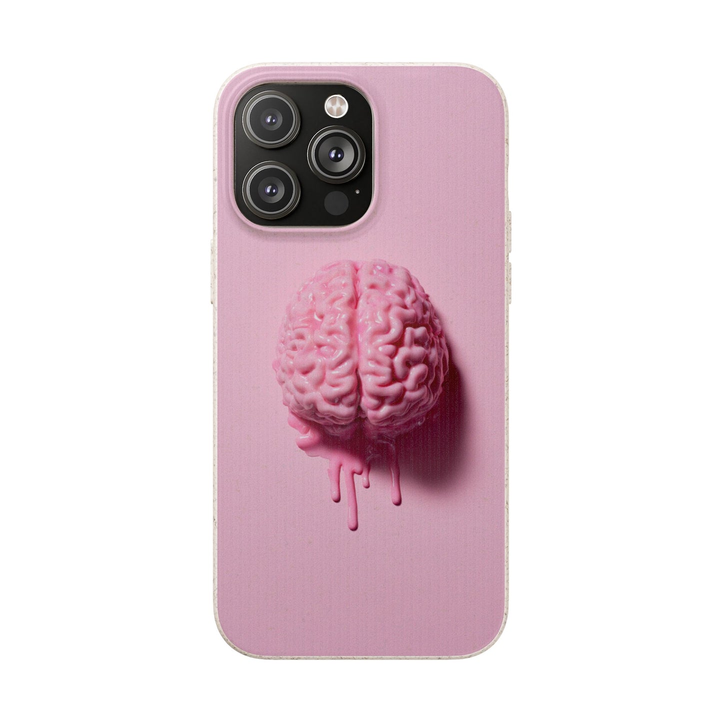 Eco-Friendly Brain Design Phone Case, Biodegradable Phone Cover, Unique Gift for Tech Lovers, Sustainable Accessory, Cute Phone Case