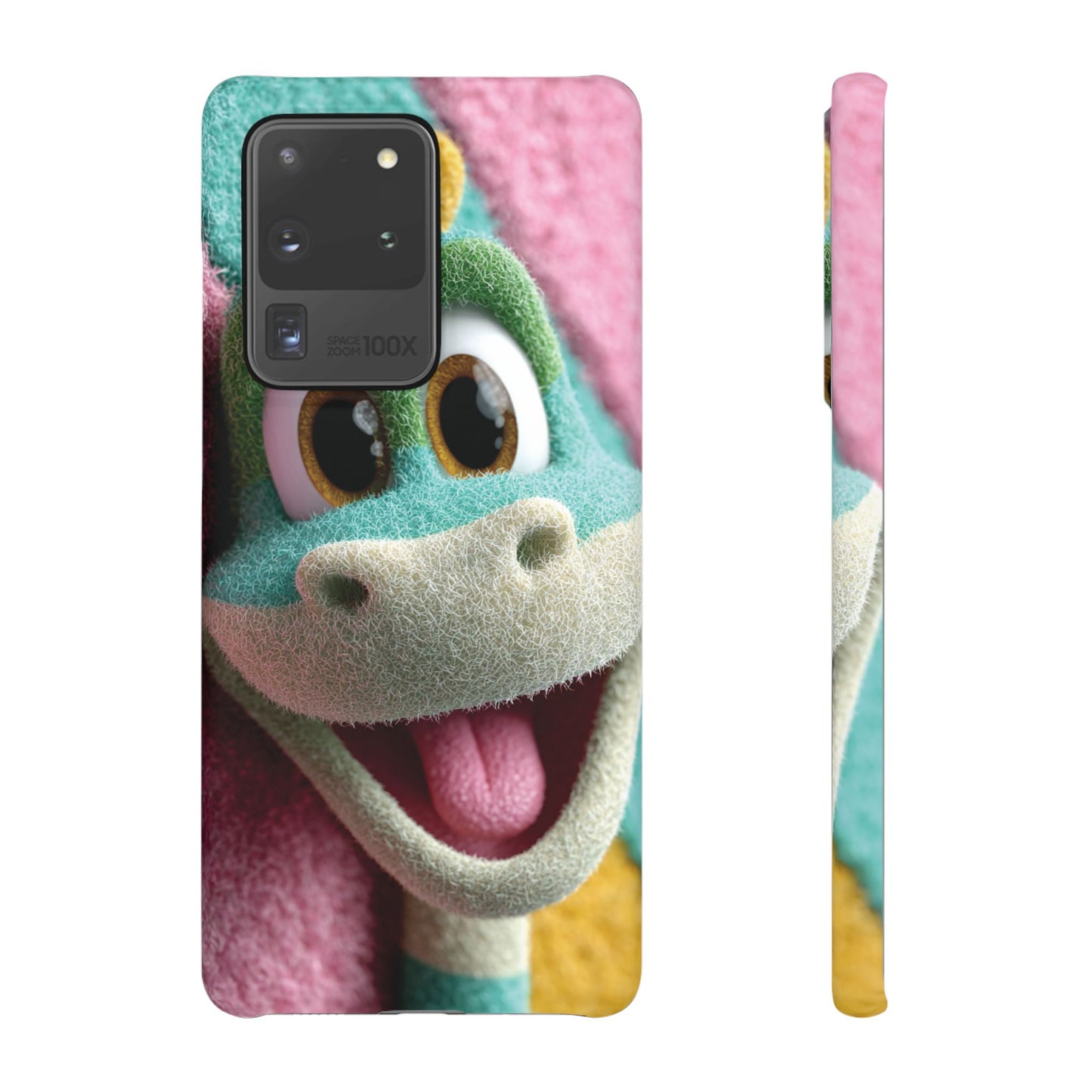 Fun Dino Snap Case for Kids | Cute Phone Cover | Colorful Mobile Accessory | Birthday Gift | Child's Tech Style